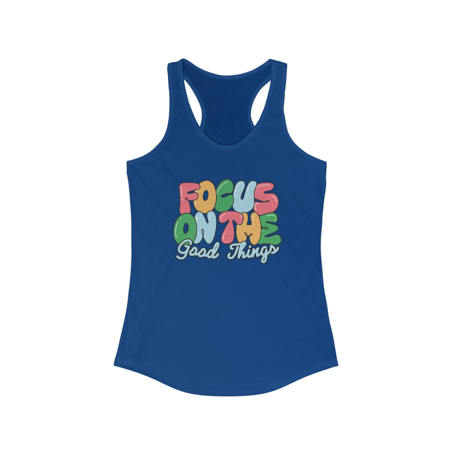 Focus on the good things shirt yogawear gym clothes women tank top Christmas gift for her gift for him