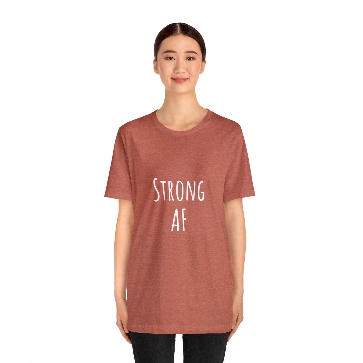 Strong AF shirt Motivational shirt Unisex Tee choose happy Retro Shirt Retro Feeling Good T-Shirt best friend vacation shirt beach