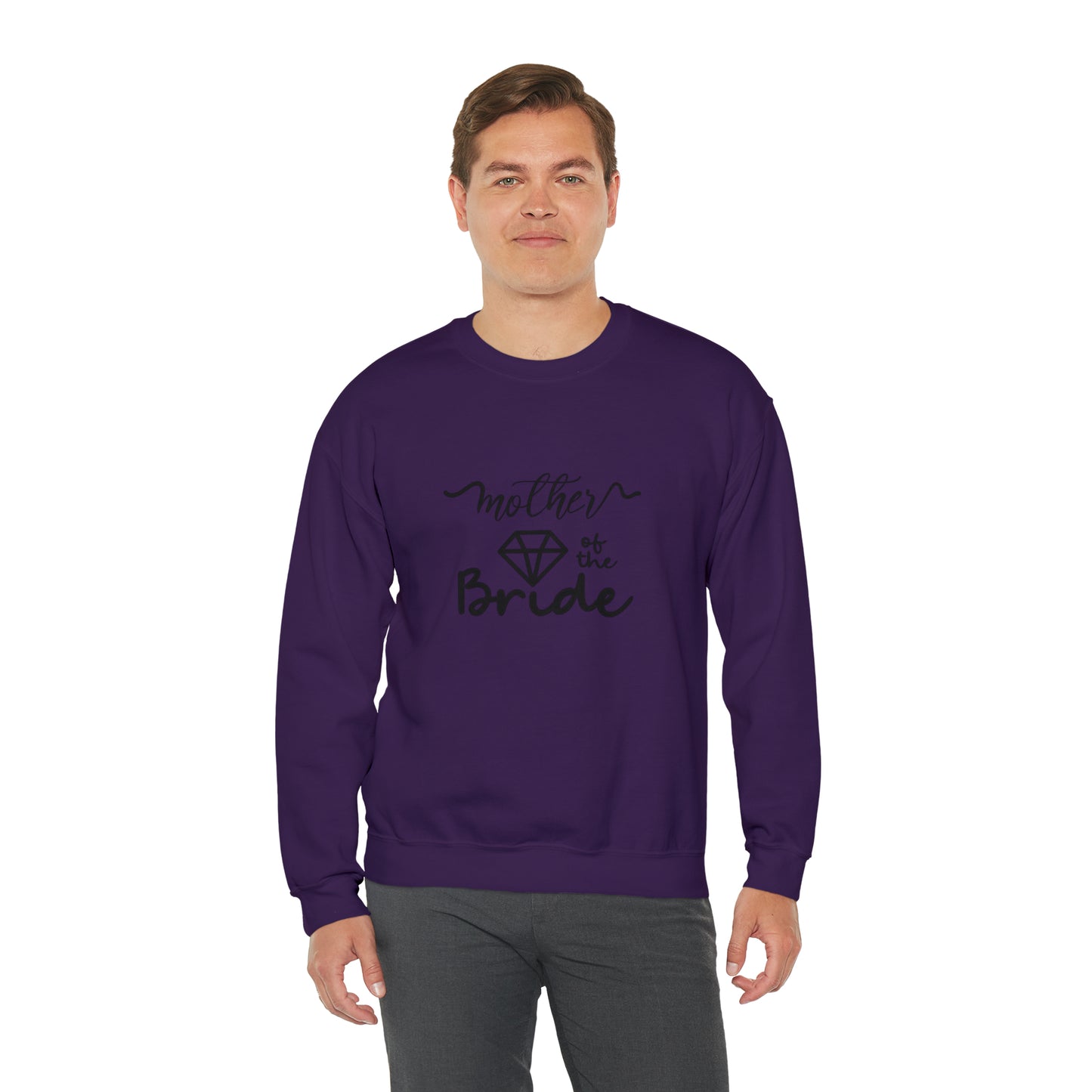 Mother of the bride sweatshirt, wedding attire, gift for Mom, bridal party clothes, yoga wear for her, for him,Birthday gift for her