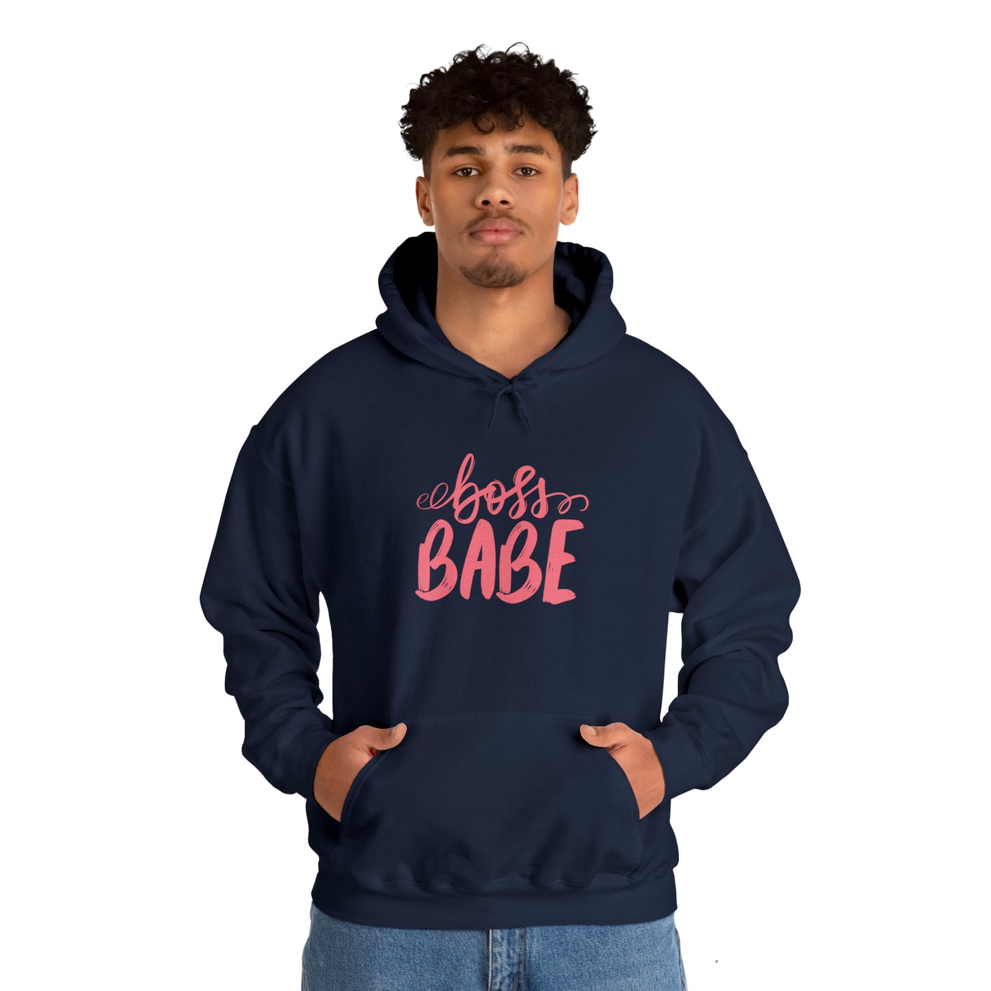 Boss Babe hoodie, boss babe energy, gift for her, millionaire babe, Unisex Heavy Blend Hooded Sweatshirt