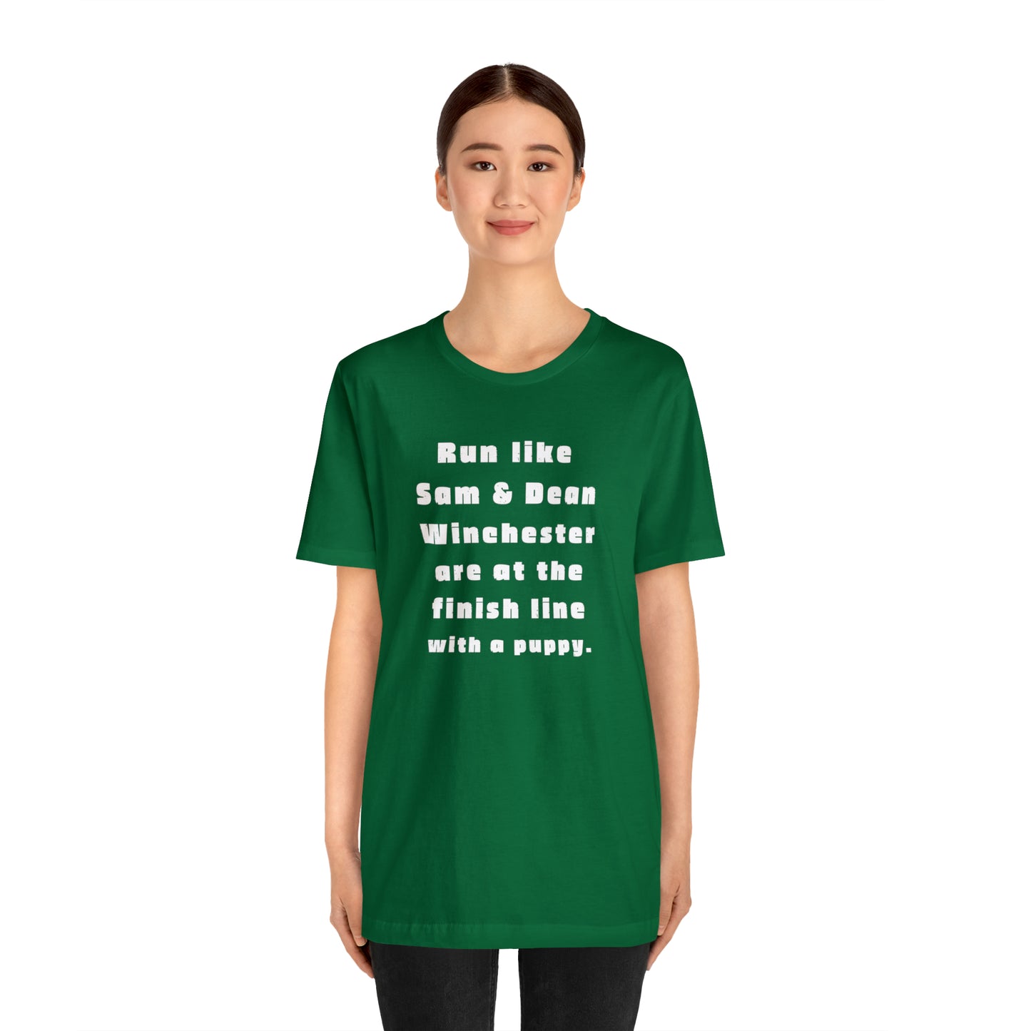 Winchester fans work out shirt Gym top sam and dean Tshirt Gift for her Gift for him Funny gift for her gift for him yoga Women's Tee