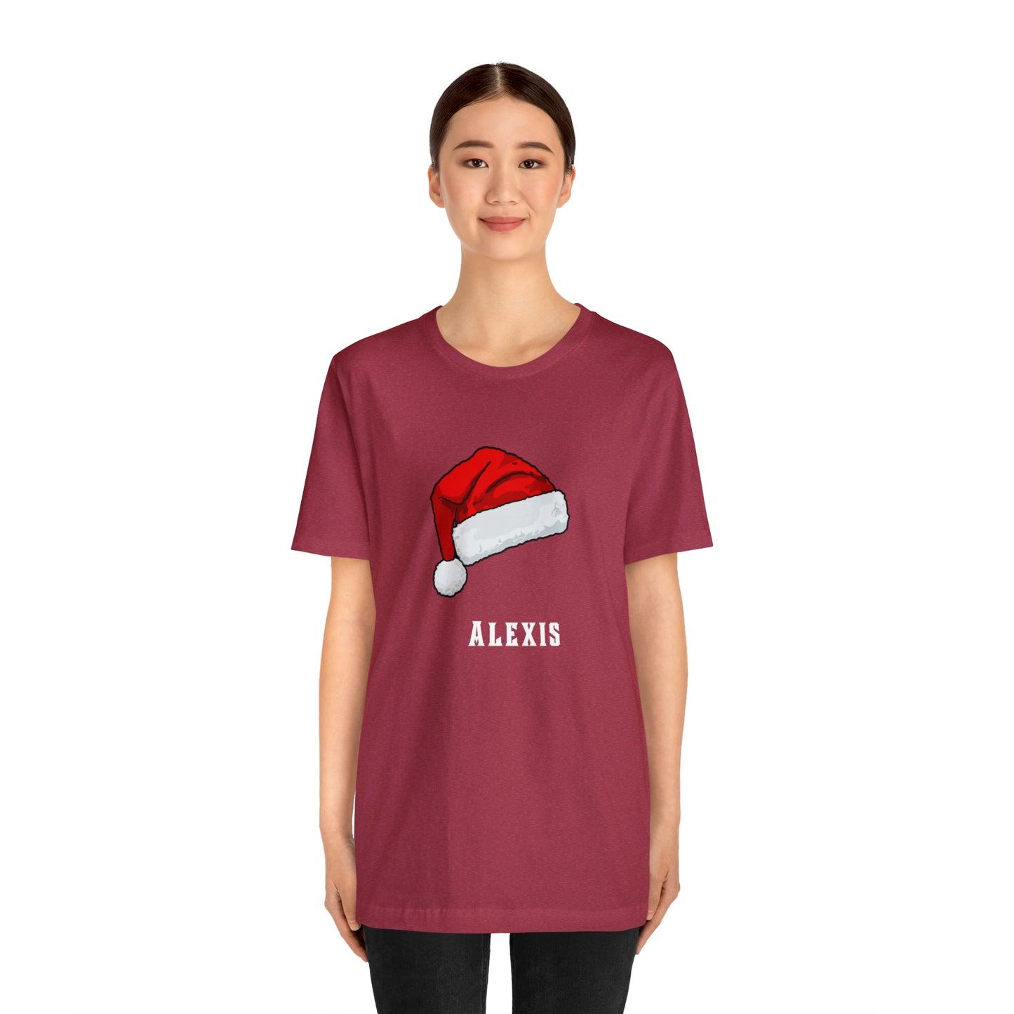 Matching Family Christmas Shirts, Santa claus Hat family tshirts Family Christmas Shirt, Matching Xmas Tees Custom Christmas T shirt photos