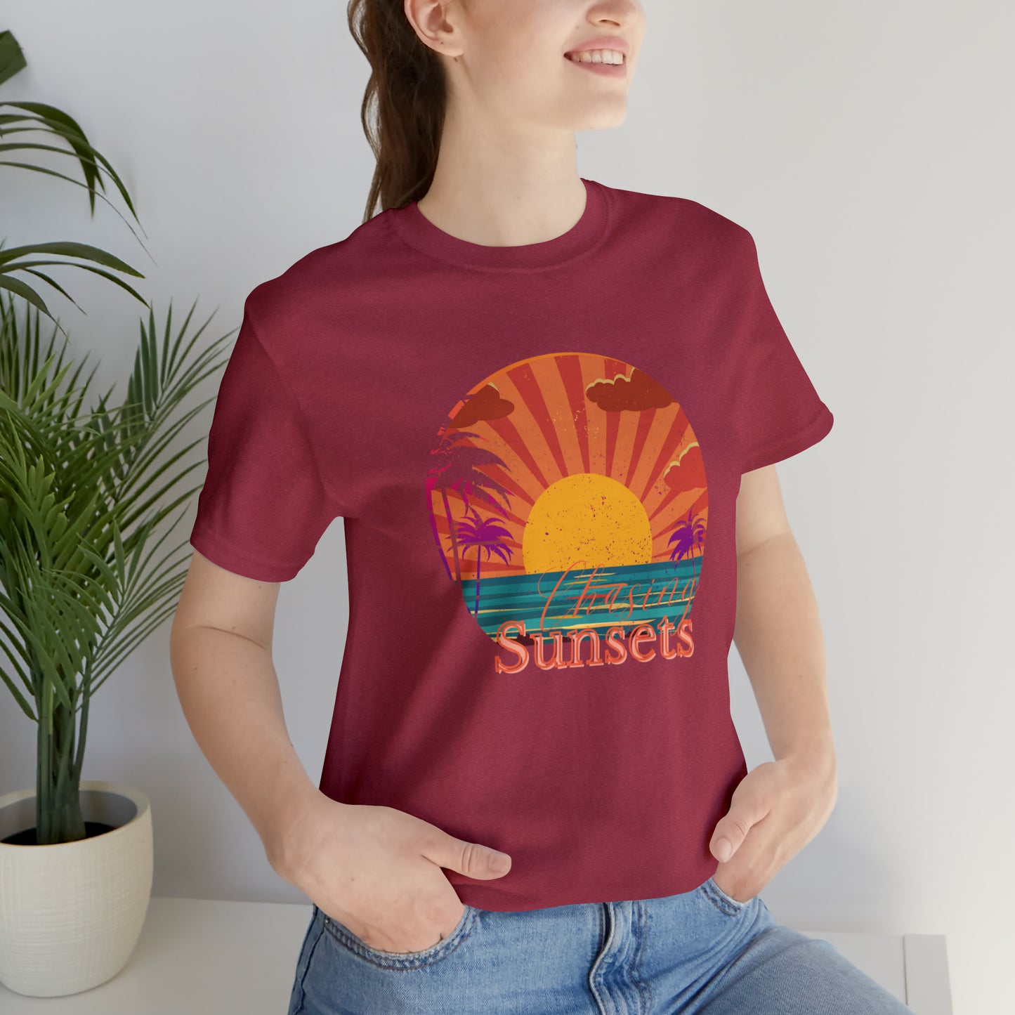 Chasing Sunsets shirt Adventurer shirt Good vibes only T shirt gift for her gift for him vacation shirt best friend