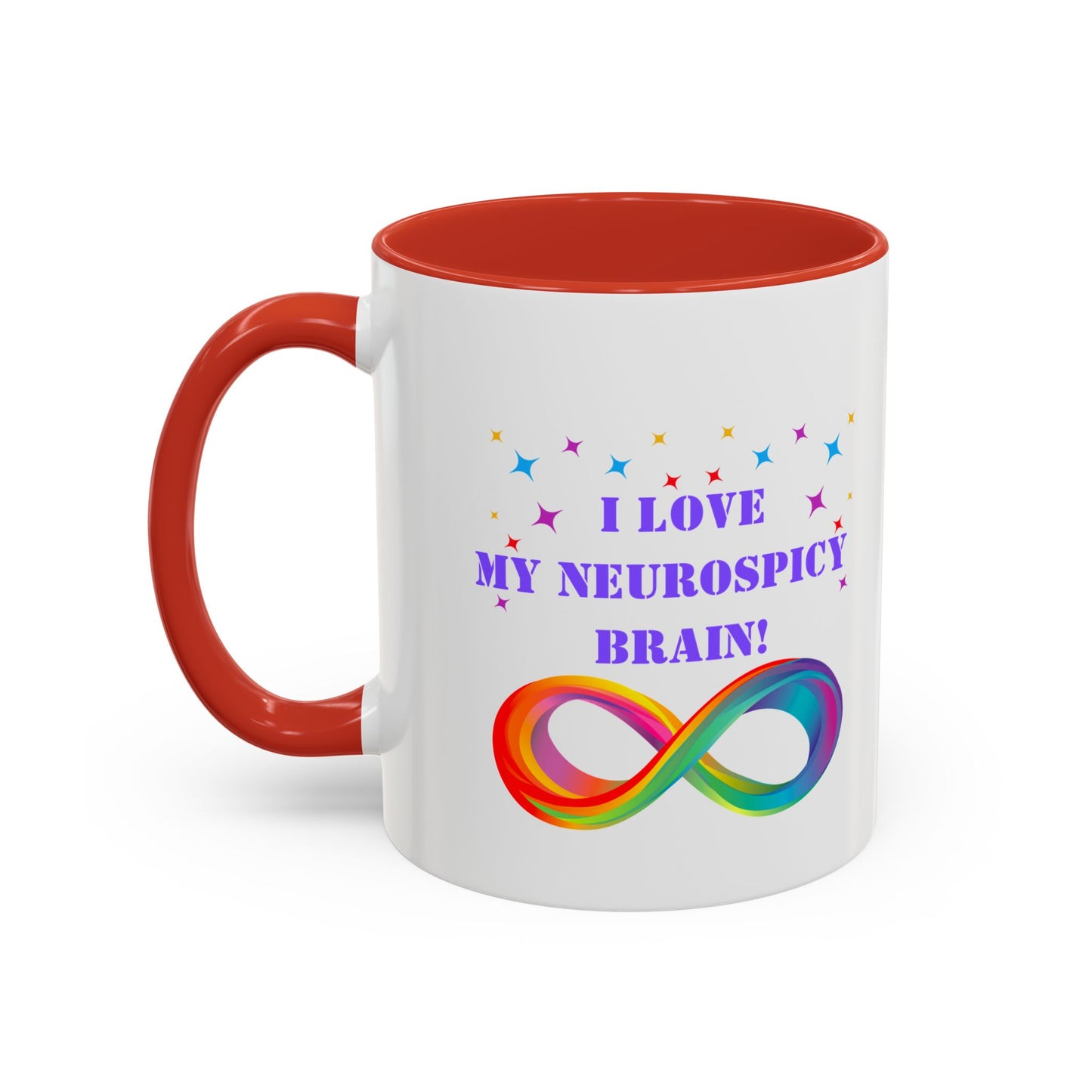 Neurospicy mug Morning affirmation mug I love my neurospicy mug NeuroDivergent mug spectrum gift Christmas gift for her gift for him bestie