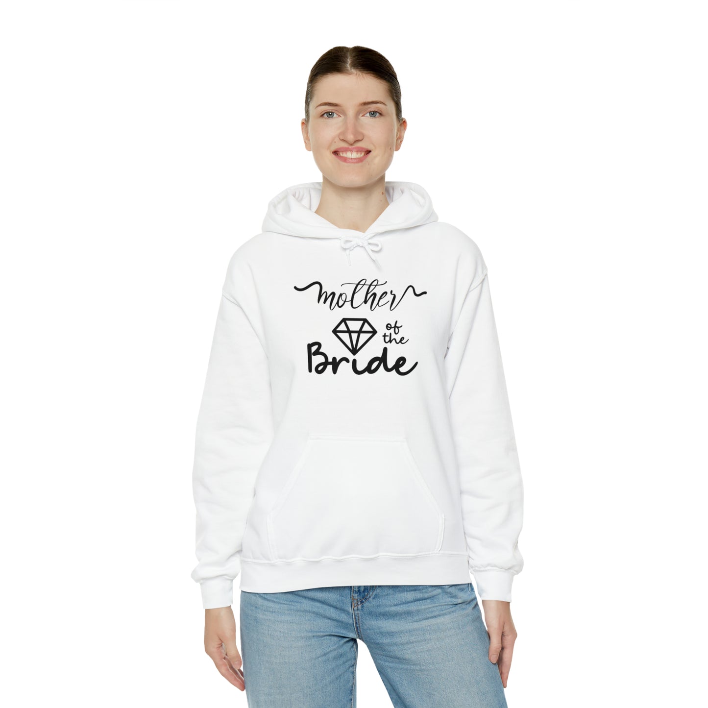 Mother of the bride Hoodie, bridal party clothes, wedding shower gift, Birthday gift for her, Pink gift, Galantine gift for her, unisex