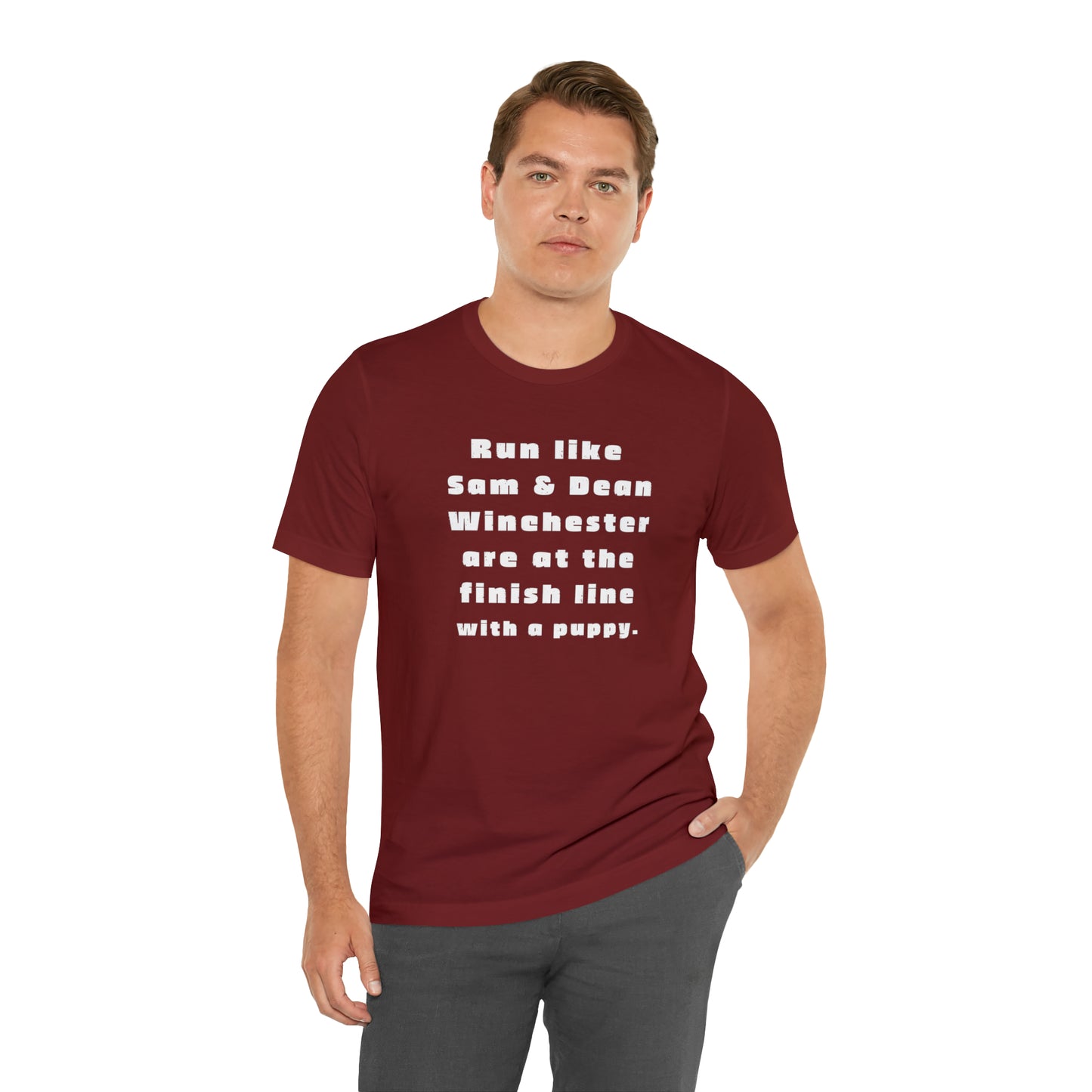 Winchester fans work out shirt Gym top sam and dean Tshirt Gift for her Gift for him Funny gift for her gift for him yoga Women's Tee