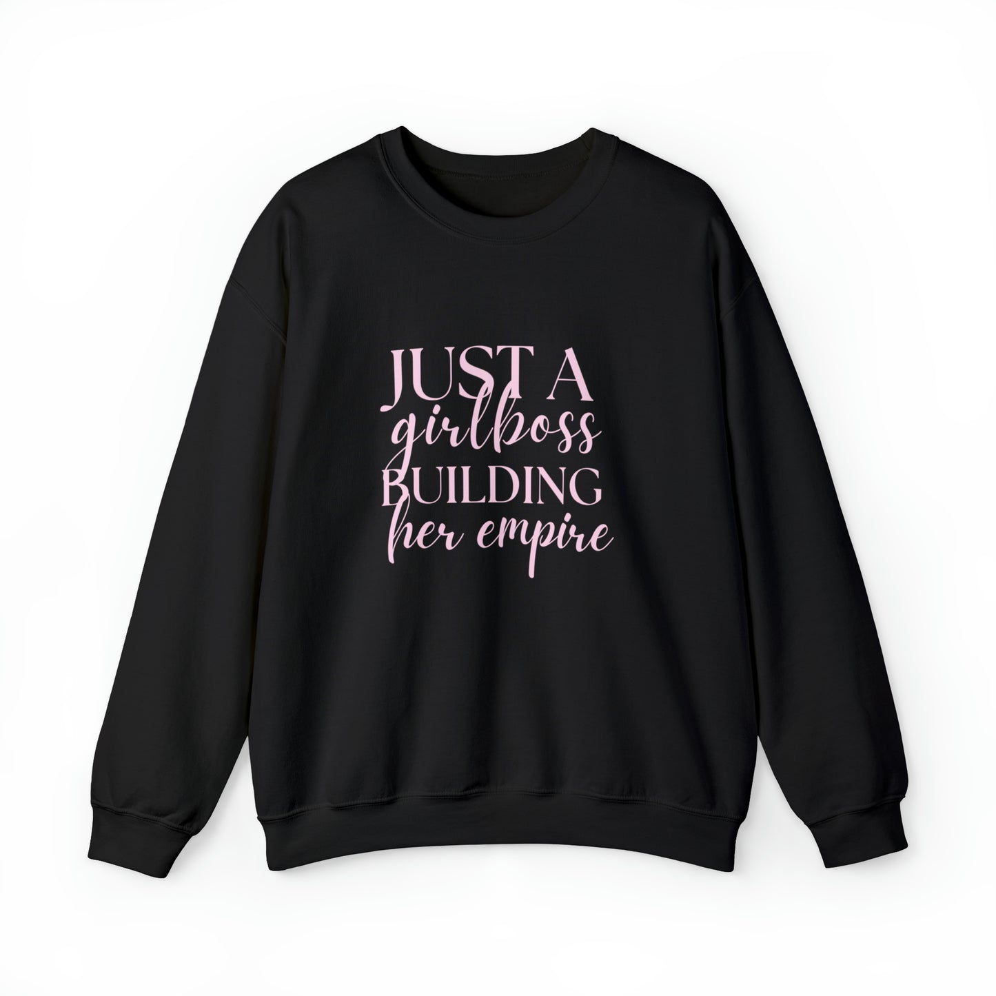 Boss Babe sweatshirt,Girlboss Sweatshirt, Just a girlboss building her empire, Bossbabe sweater,Christmas gift for her,Birthday gift