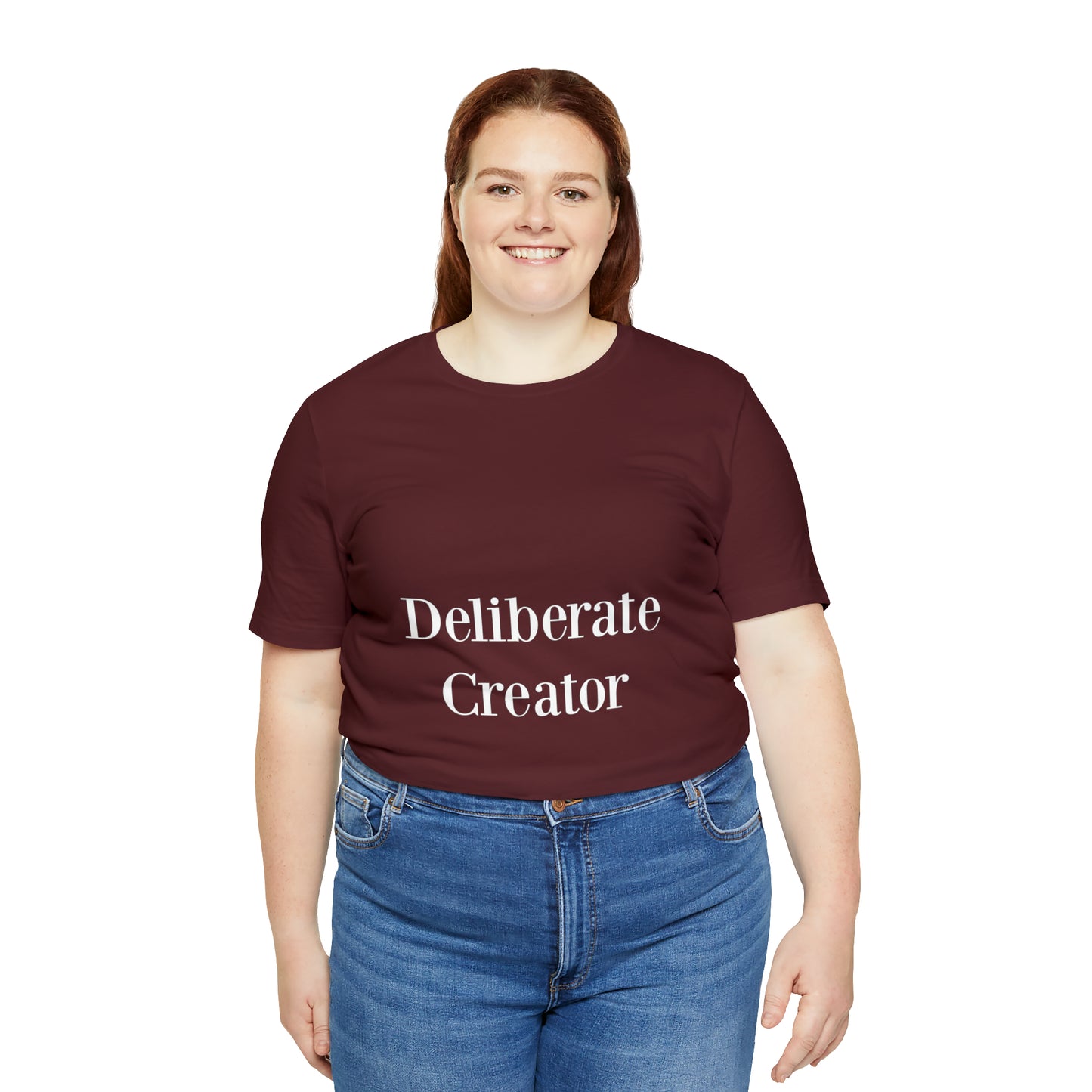 Deliberate creator tee, Unisex Jersey Short Sleeve Tee