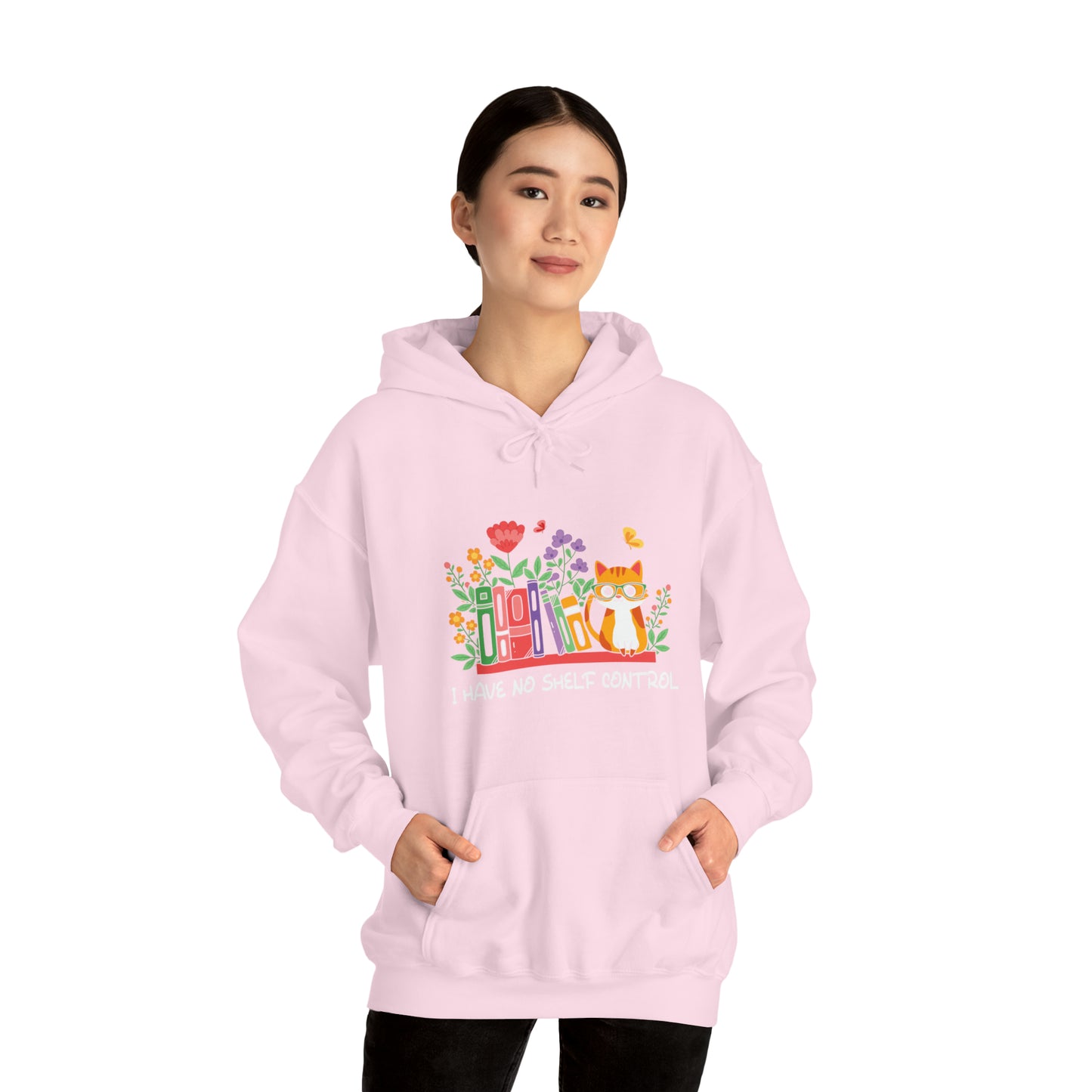 Cat lover hoodie book lover sweater BookShelf control orange cat Shirt Halloween Cat Sweatshirt Gift for Cat Lover Gift for Cat Mom Gift