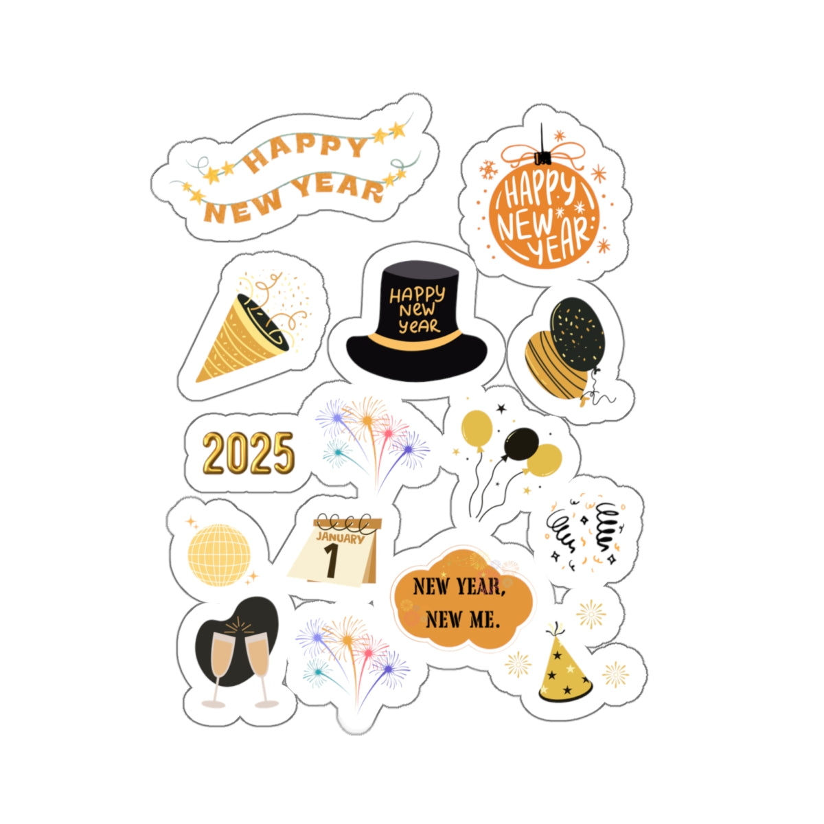 Copy of New Year sticker page new year new me sticker Celebration sticker Magical AF sticker bestie sticker motivational stickers bestfriend gift