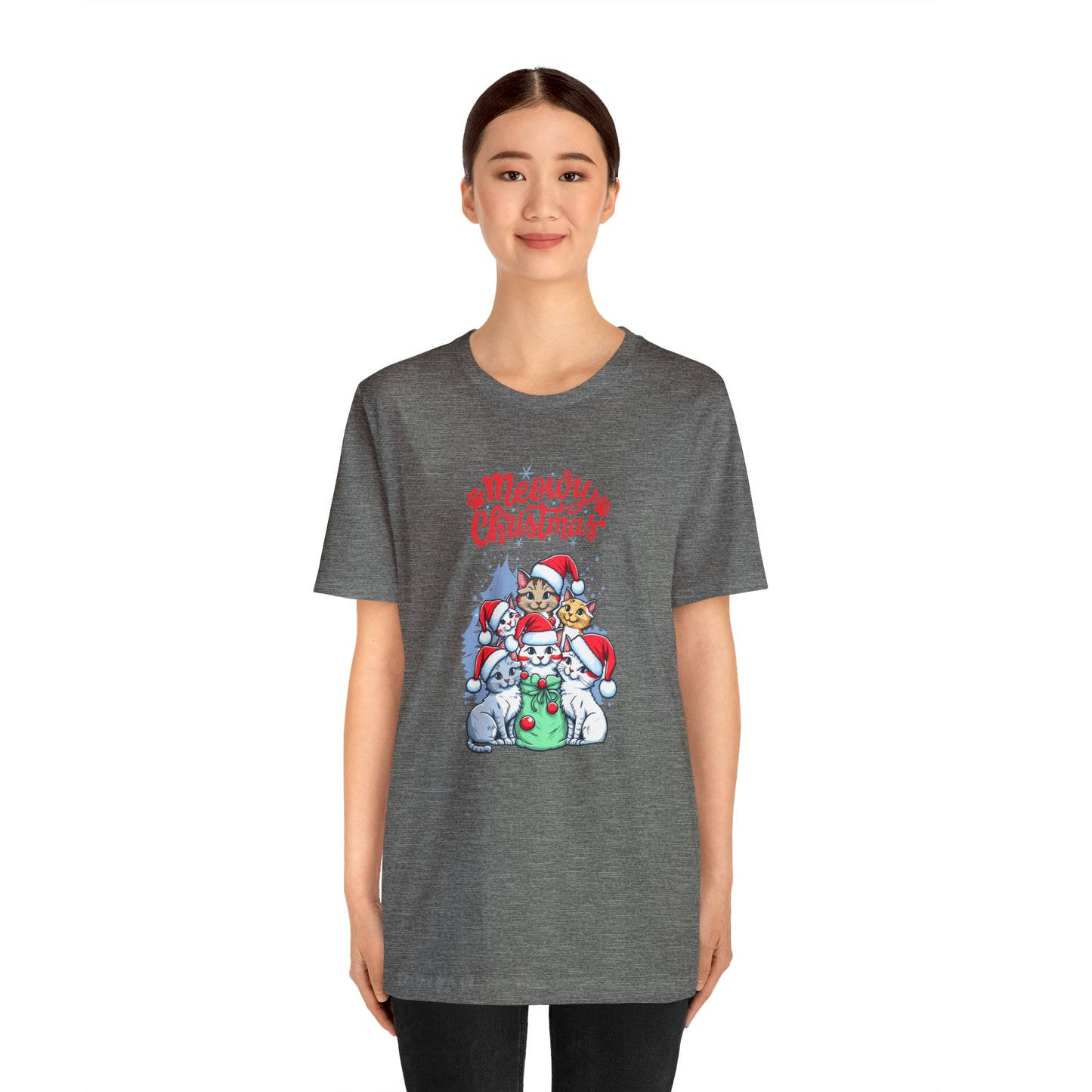 Cute Cat Christmas shirt funny dog Christmas tee Matching Family Christmas Shirt Family Christmas Shirt Matching Xmas Tees Custom