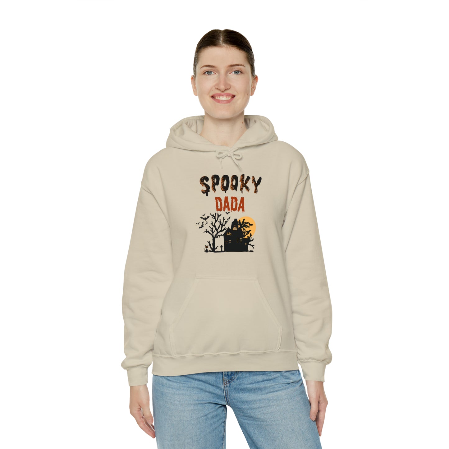 Spooky Dad Halloween Sweatshirt, Daddy haunted house sweatshirt Funny Halloween Horror sweater Halloween Sweatshirt, Halloween Tee, unisex