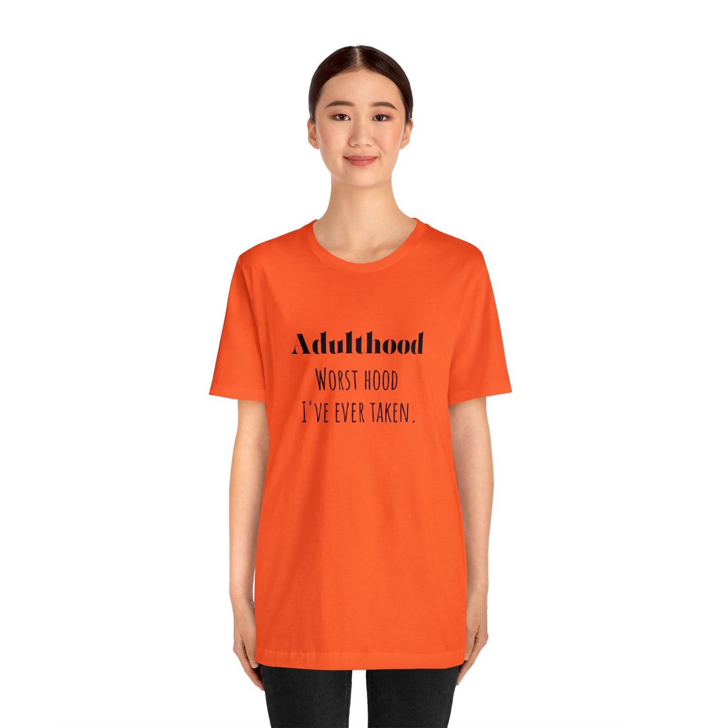 Adulthood shirt funny adulting shirt funny gift for her gift for him shirt Unisex Tee Retro T-Shirt best friend vacation shirt beach