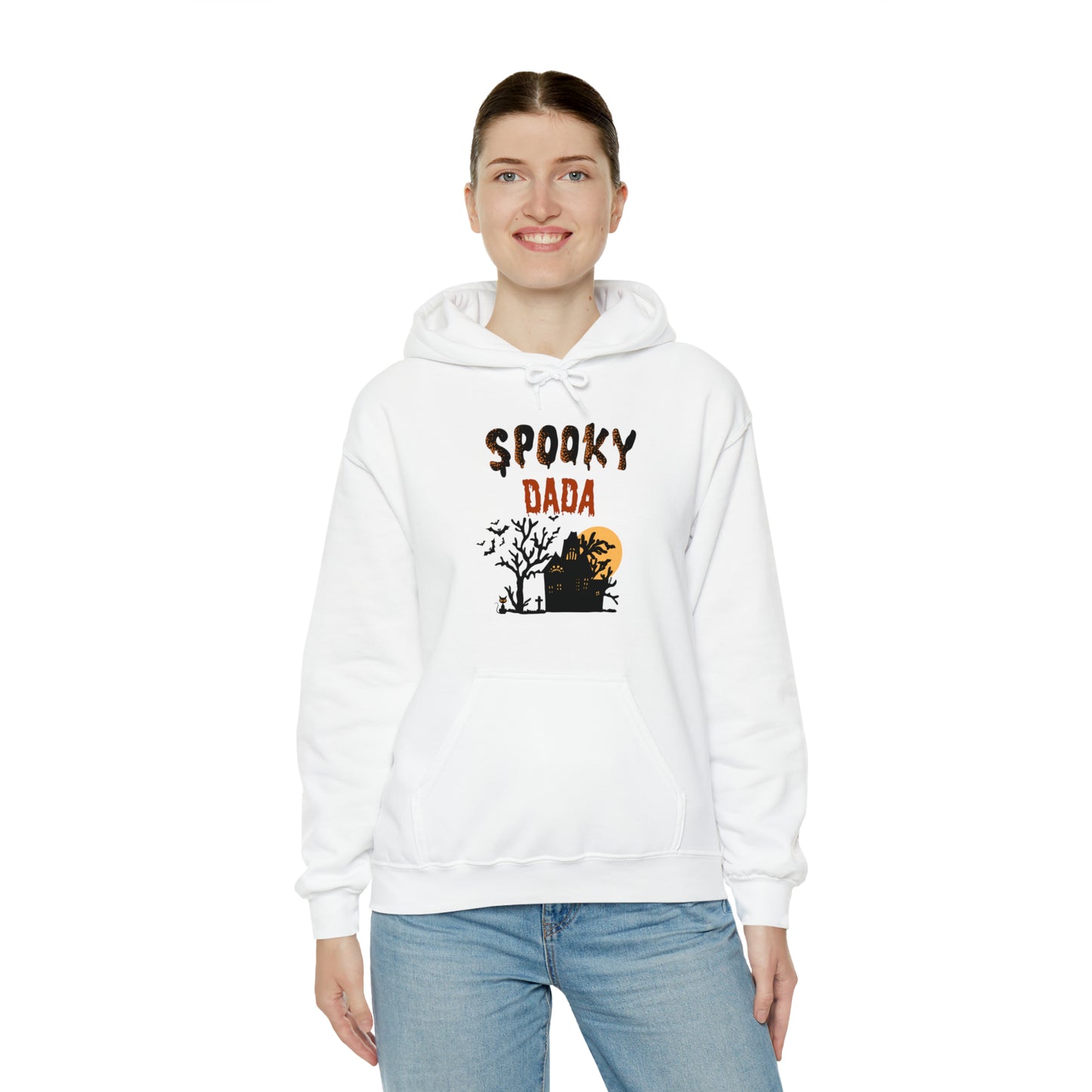 Spooky Dad Halloween Sweatshirt, Daddy haunted house sweatshirt Funny Halloween Horror sweater Halloween Sweatshirt, Halloween Tee, unisex