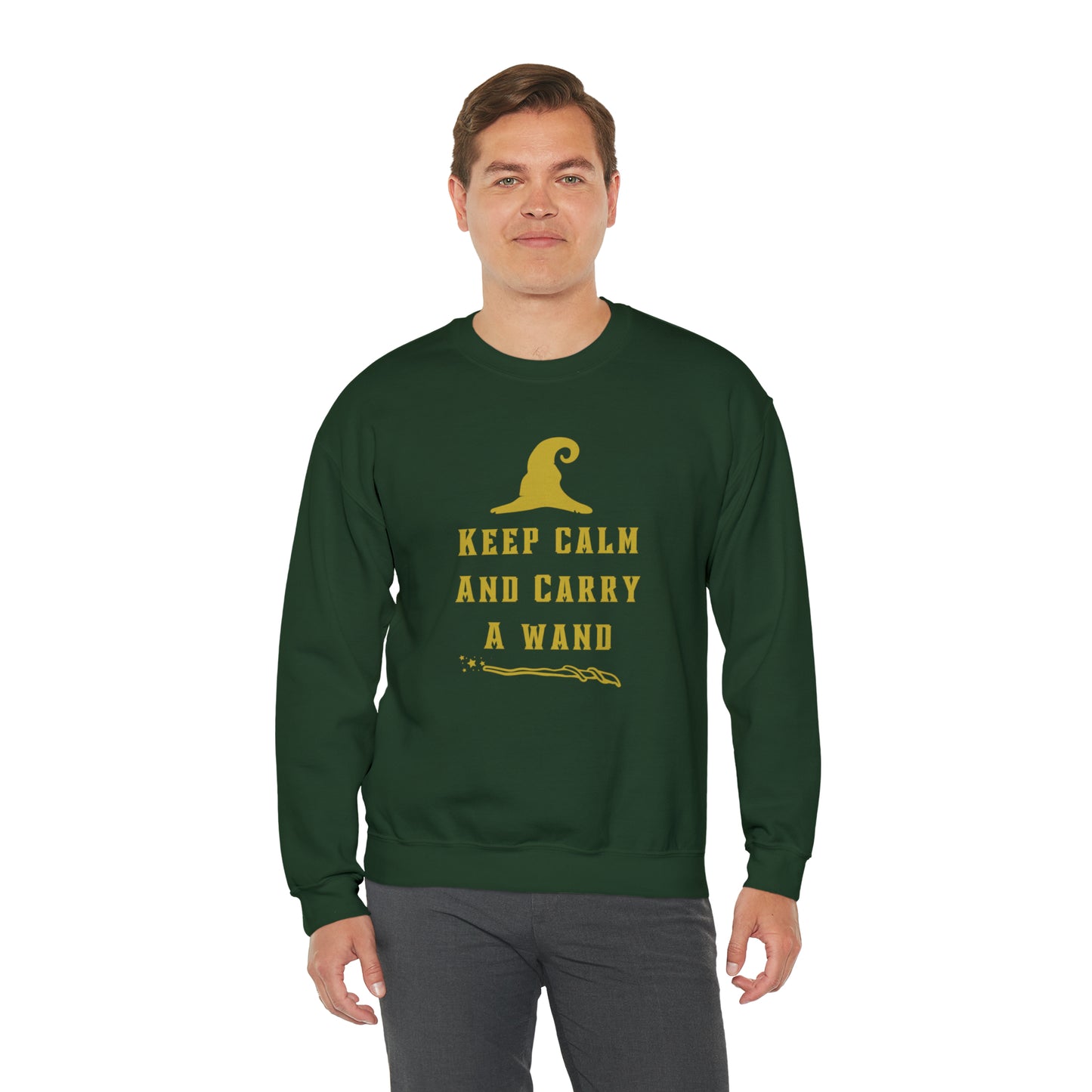 Mischief Manager Hogwarts sweater keep calm carry a wand sweatshirt Halloween sweater Universal Studios Christmas gift for her gift for him