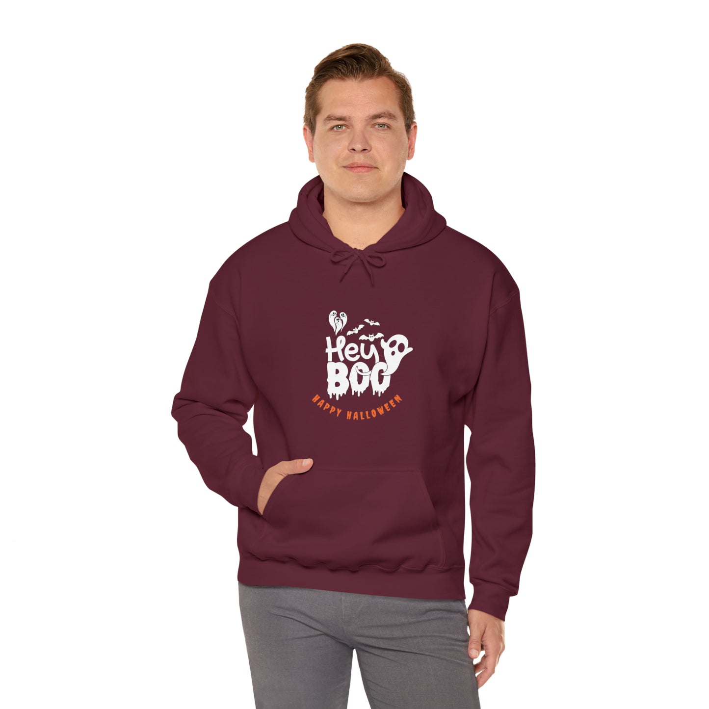 Happy Halloween shirt,Hey boo ghost Halloween tshirt, Halloween Sweatshirt,Spooky Season T Shirt,Retro Halloween Sweater,Christmas gift,