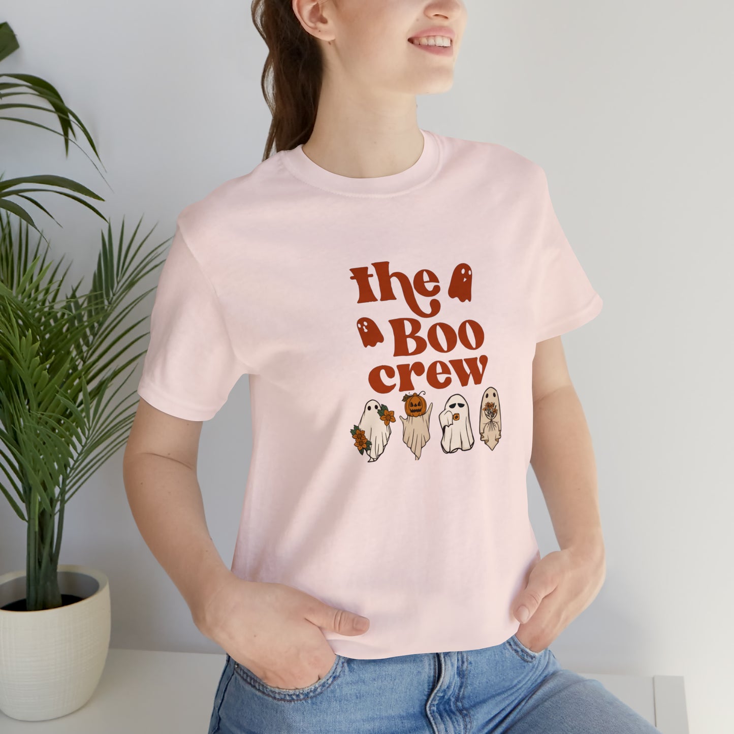 Halloween shirt,The boo crew tee,Hey boo ghost Halloween tshirt,Halloween Sweatshirt,Spooky Season T Shirt,Halloween Sweater,Christmas gift