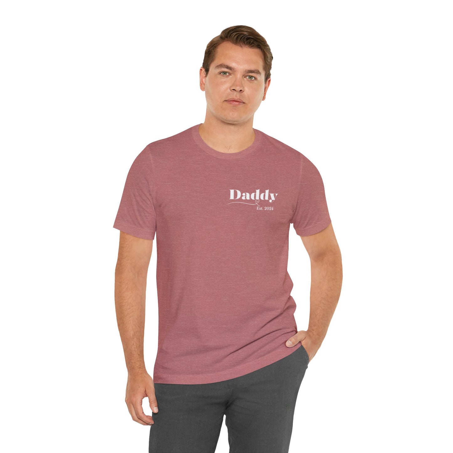 Daddy shirt pregnancy reveal shirt New dad gift dad shirt new mom shirt Christmas gift for her gift for him bridal shower gift