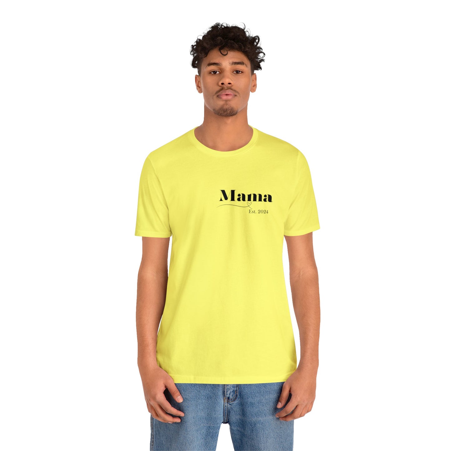 Mama shirt mama date shirt pregnancy reveal shirt new mom shirt Christmas gift for her gift for him bridal shower gift