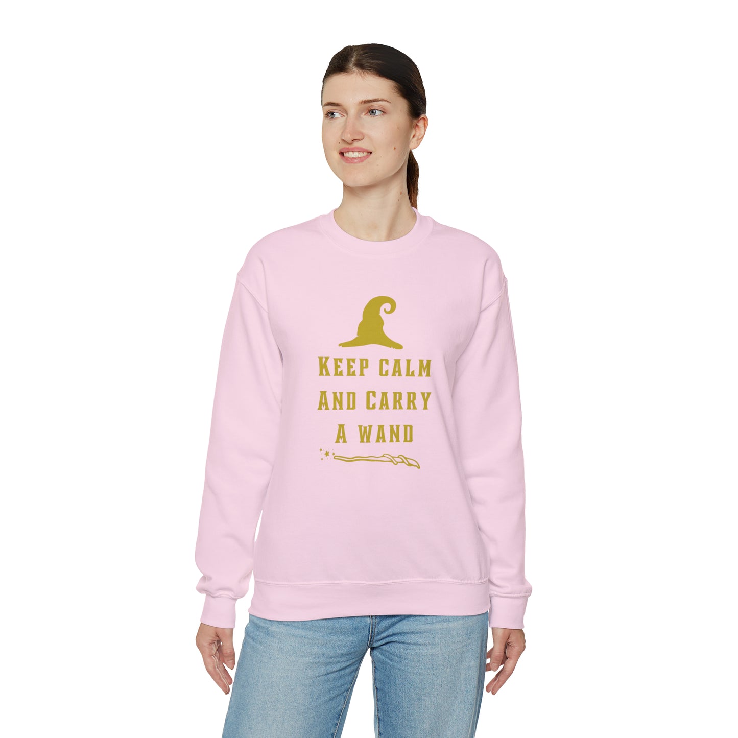 Mischief Manager Hogwarts sweater keep calm carry a wand sweatshirt Halloween sweater Universal Studios Christmas gift for her gift for him