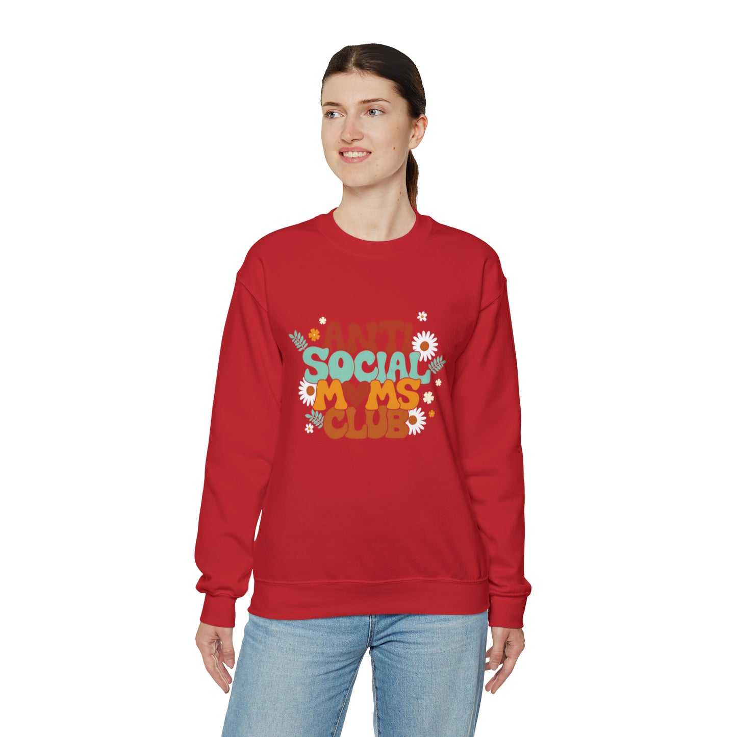 Anti social moms club sweatshirt, Mama Mother Mom sweatshirt, Gift for mom, Christmas gift for her,for him,Birthday gift for her