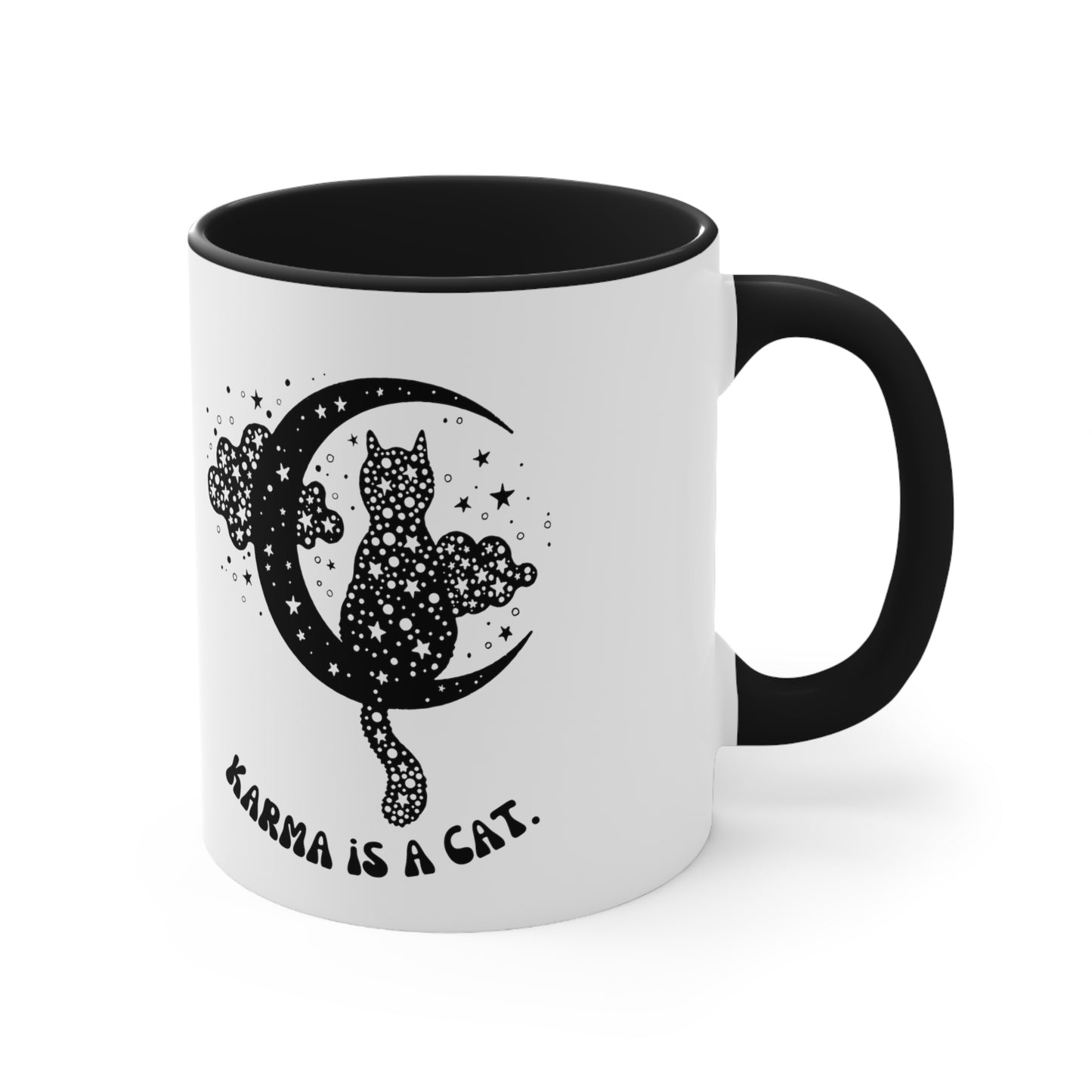 Karma is a cat mug best friend gift for her gift for him Birthday gift coffee mug tea gift for cat lover bestie valentinesday gift Christmas