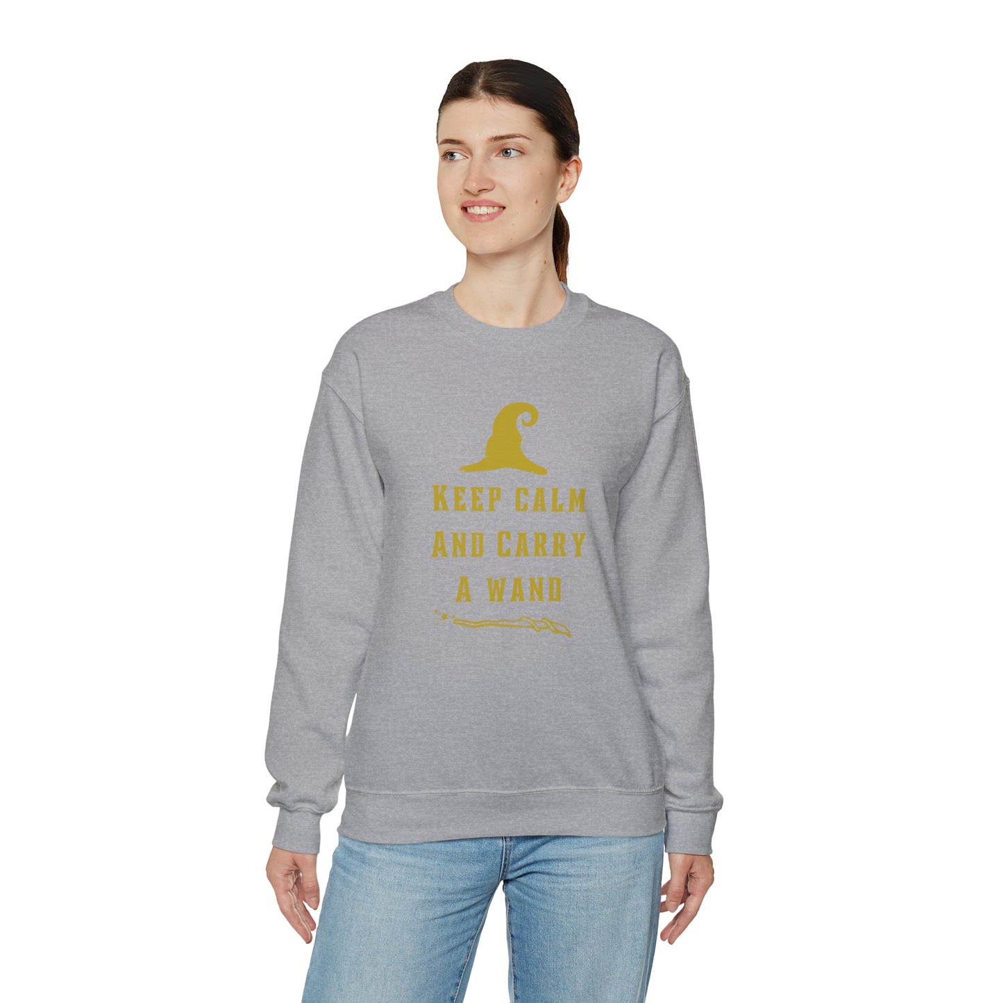 Mischief Manager Hogwarts sweater keep calm carry a wand sweatshirt Halloween sweater Universal Studios Christmas gift for her gift for him