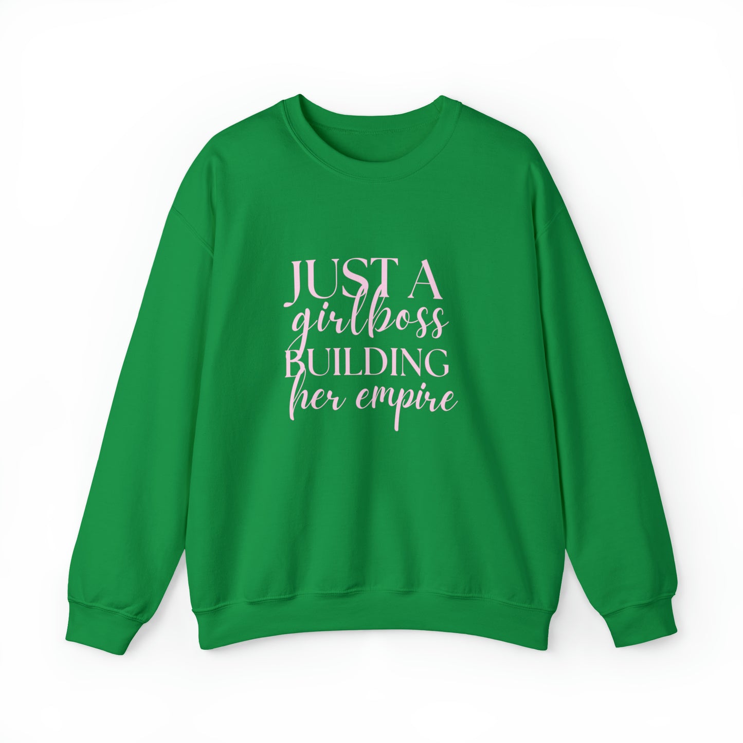 Boss Babe sweatshirt,Girlboss Sweatshirt, Just a girlboss building her empire, Bossbabe sweater,Christmas gift for her,Birthday gift