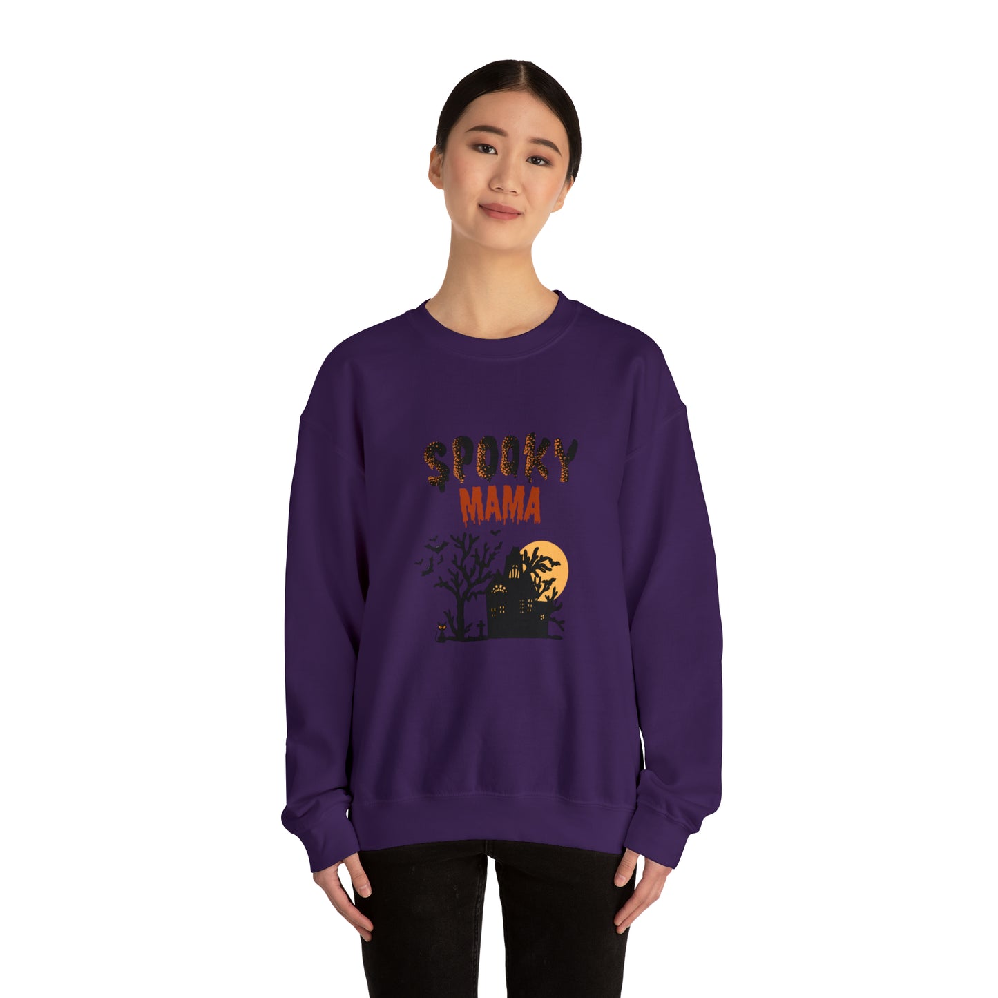 Spooky Mama Halloween Sweatshirt, Ghostface Shirt, Funny Halloween Horror Shirt,Halloween Women's Sweatshirt,Funny Halloween Tee,Unisex gift