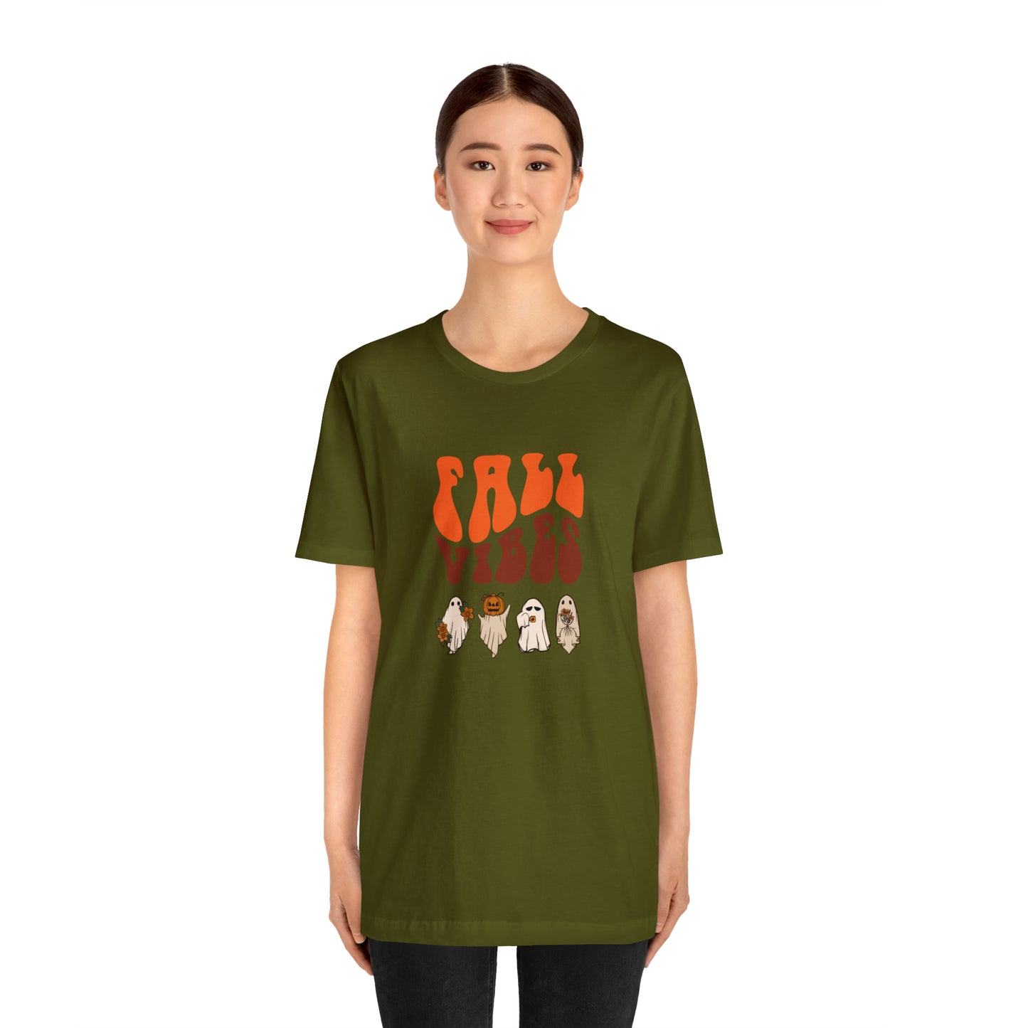Fall Vibes Spooky season shirt Vintage Halloween T shirt Halloween Sweater Retro Halloween Sweater Christmas gift pumpkin season shirt