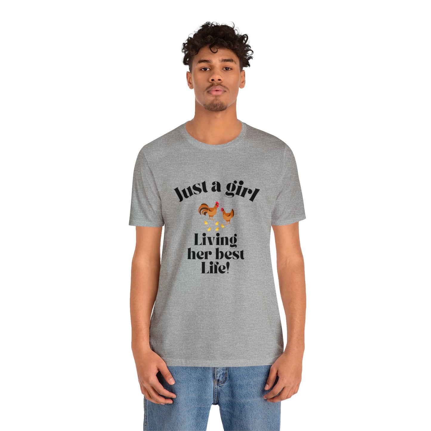 Just a girl who loves chickens shirt funny gift for her chicken shirt girlfriend shirt birthday Shirt Matching travel Tees farm life style