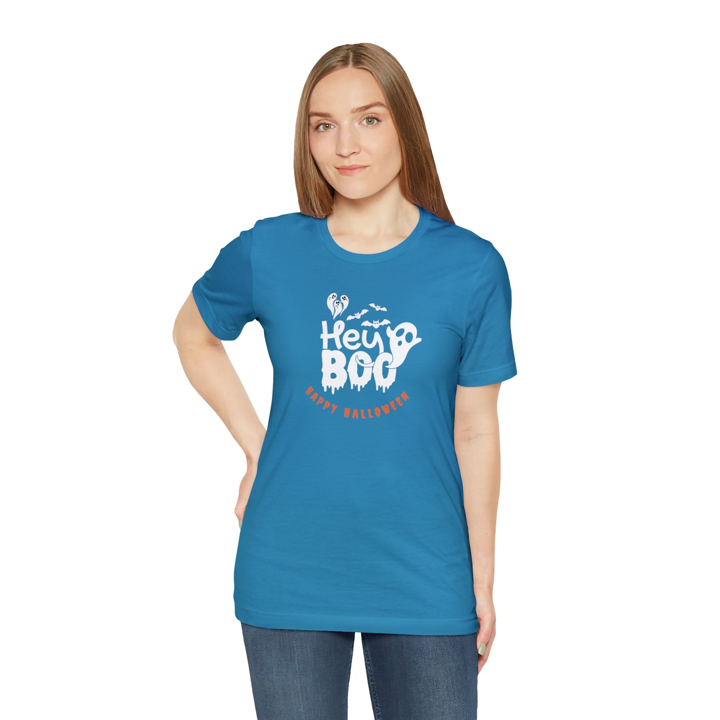 Happy Halloween shirt,Hey boo ghost Halloween tshirt, Halloween Sweatshirt,Spooky Season T Shirt,Retro Halloween Sweater,Christmas gift,
