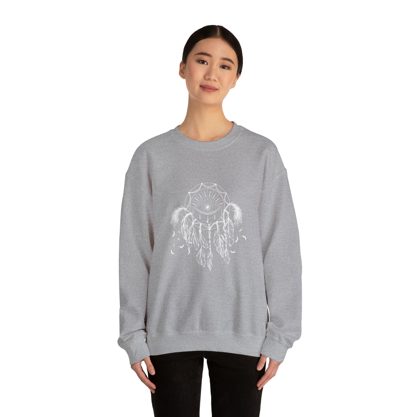 Dreamcatcher sweater third eye sweater birthday spiritual clothes yogawear birthday gift gift for her gift for him Christmas gift