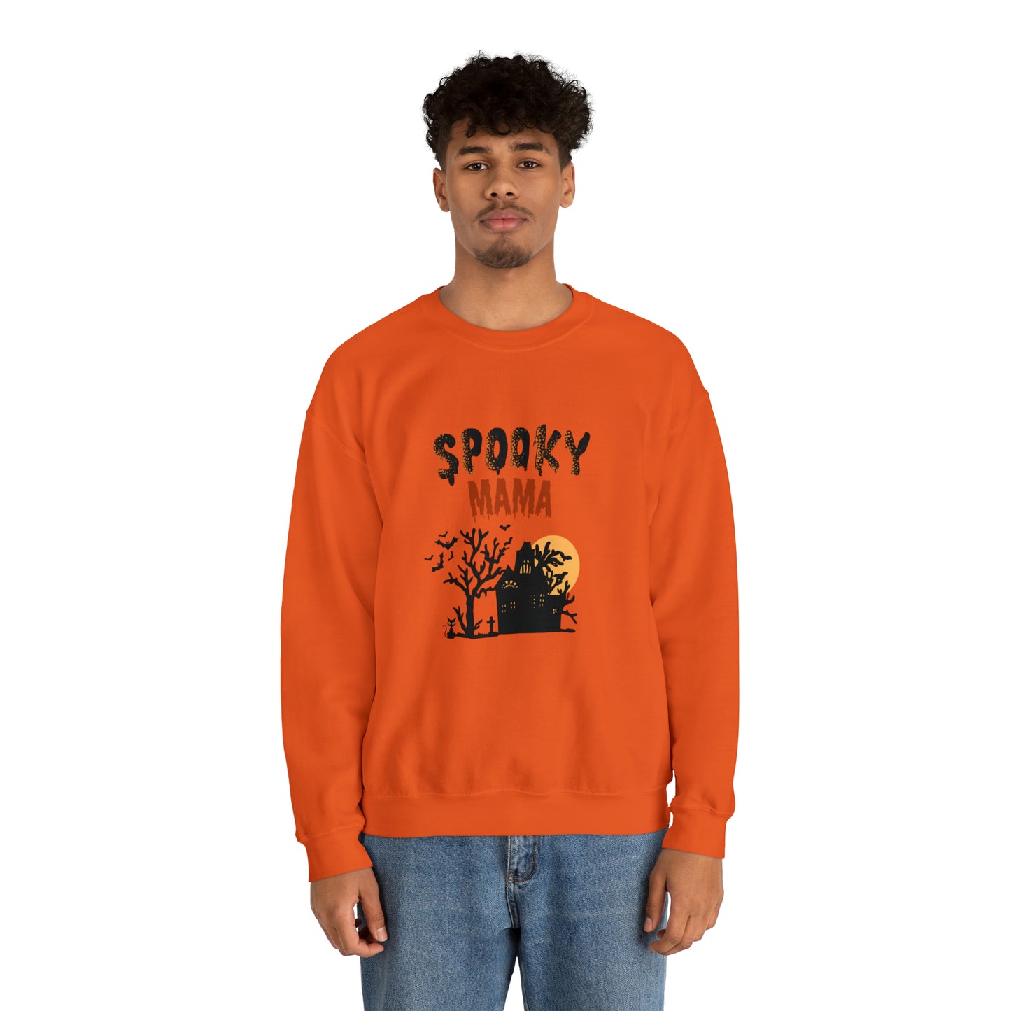 Spooky Mama Halloween Sweatshirt, Ghostface Shirt, Funny Halloween Horror Shirt,Halloween Women's Sweatshirt,Funny Halloween Tee,Unisex gift