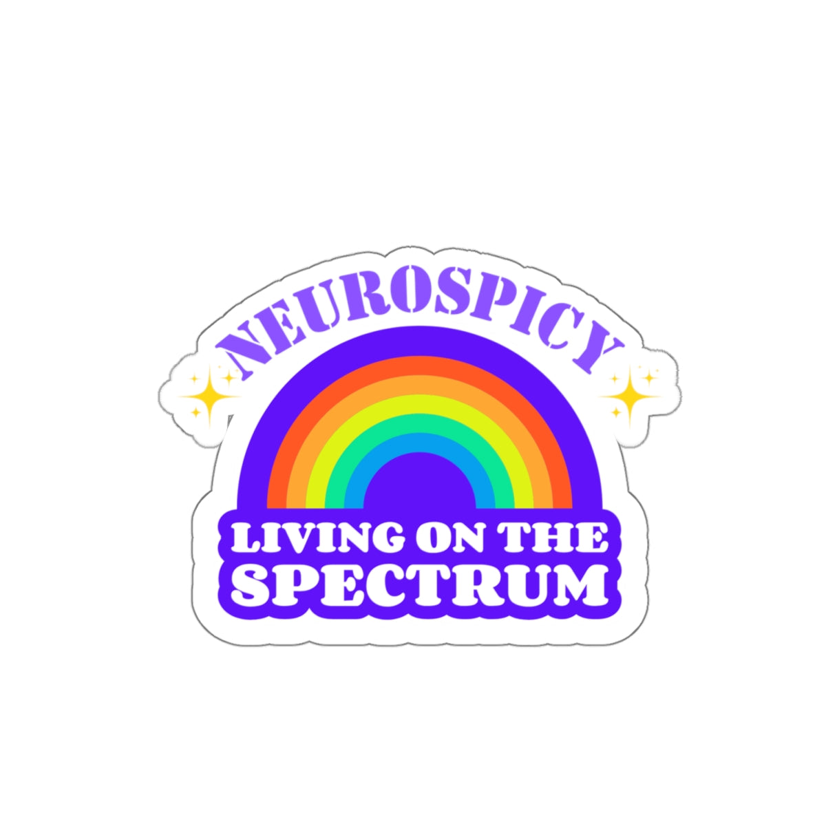 Neurospicy sticker autism sticker Neurodivergent sticker bestie gift for her bestfriend gift Kiss-CutSticker my last fuck sticker