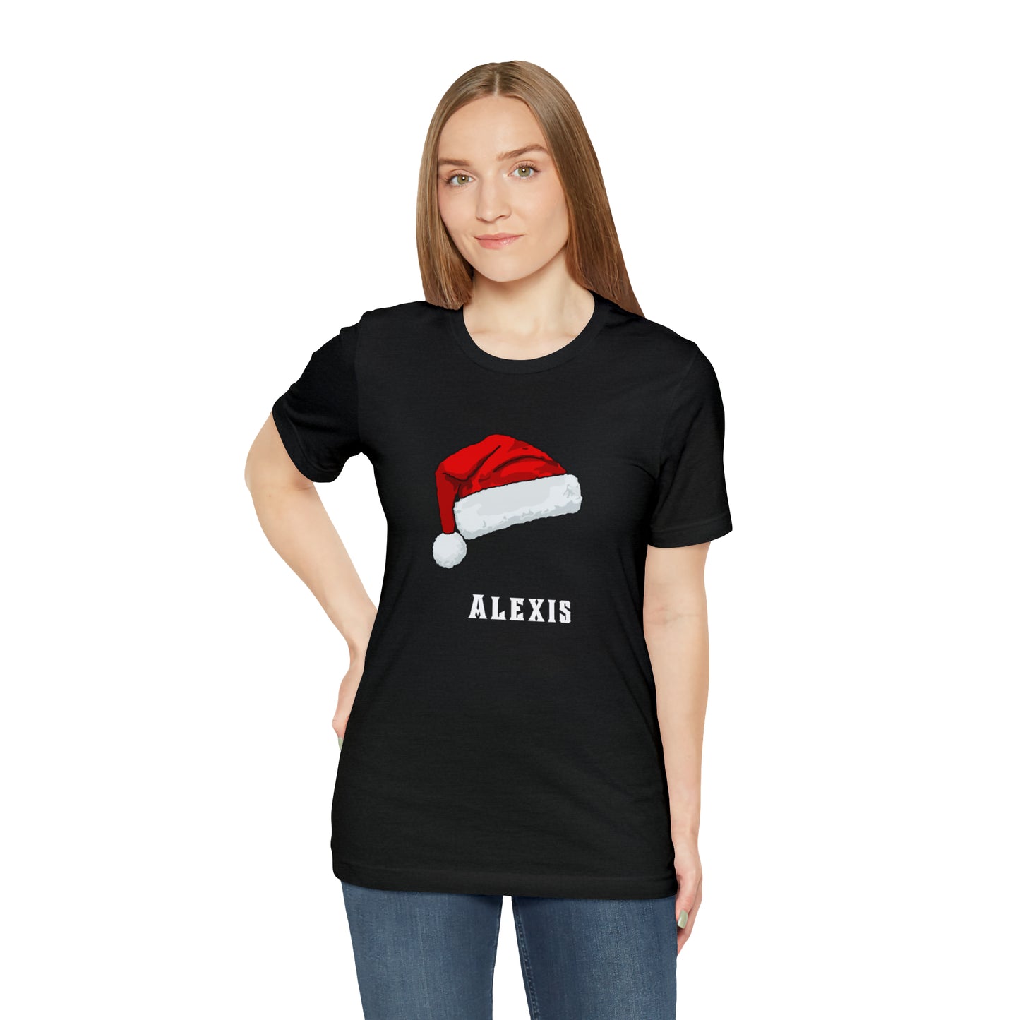 Matching Family Christmas Shirts, Santa claus Hat family tshirts Family Christmas Shirt, Matching Xmas Tees Custom Christmas T shirt photos
