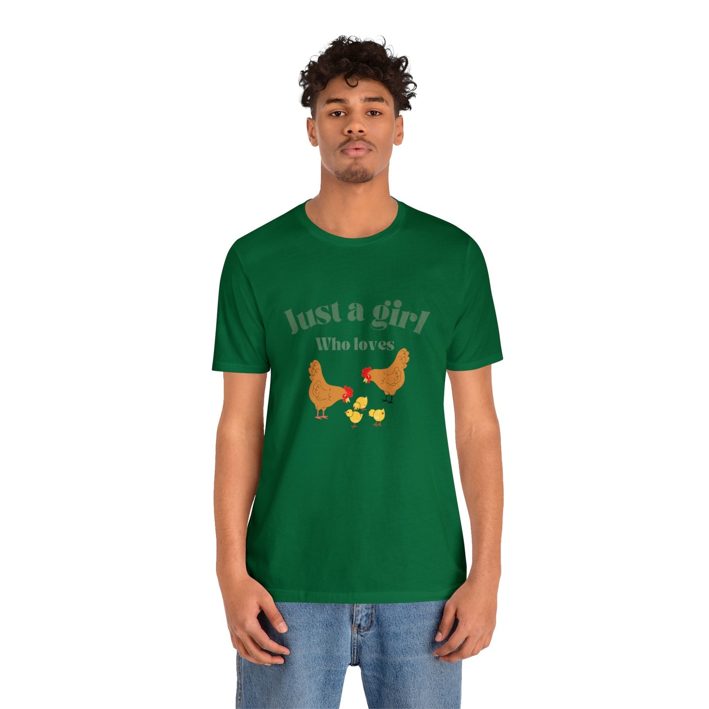 Just a girl who loves chickens shirt funny gift for her chicken shirt girlfriend shirt birthday Shirt Matching travel Tees farm life style