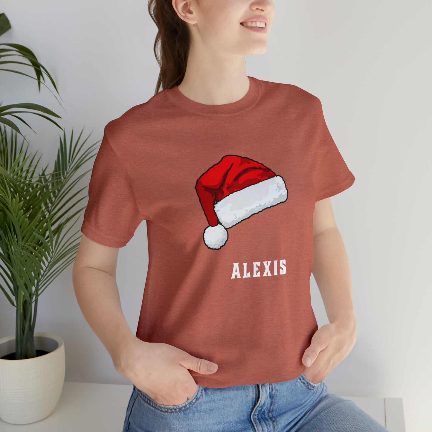Matching Family Christmas Shirts, Santa claus Hat family tshirts Family Christmas Shirt, Matching Xmas Tees Custom Christmas T shirt photos