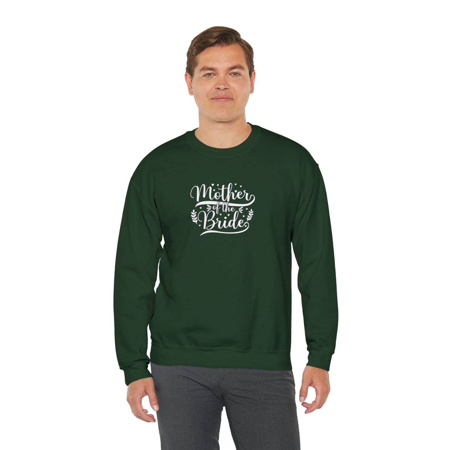 Mother of the bride sweatshirt, Red wedding attire, gift for Mom, bridal party clothes, yoga wear for her, for him, Birthday gift for her