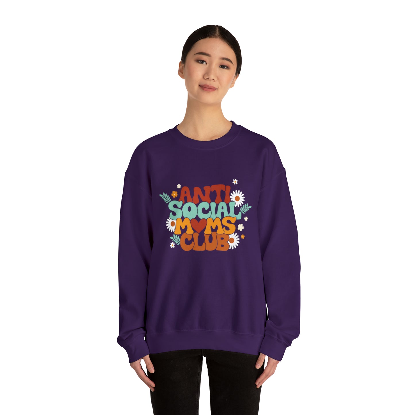 Anti social moms club sweatshirt, Mama Mother Mom sweatshirt, Gift for mom, Christmas gift for her,for him,Birthday gift for her