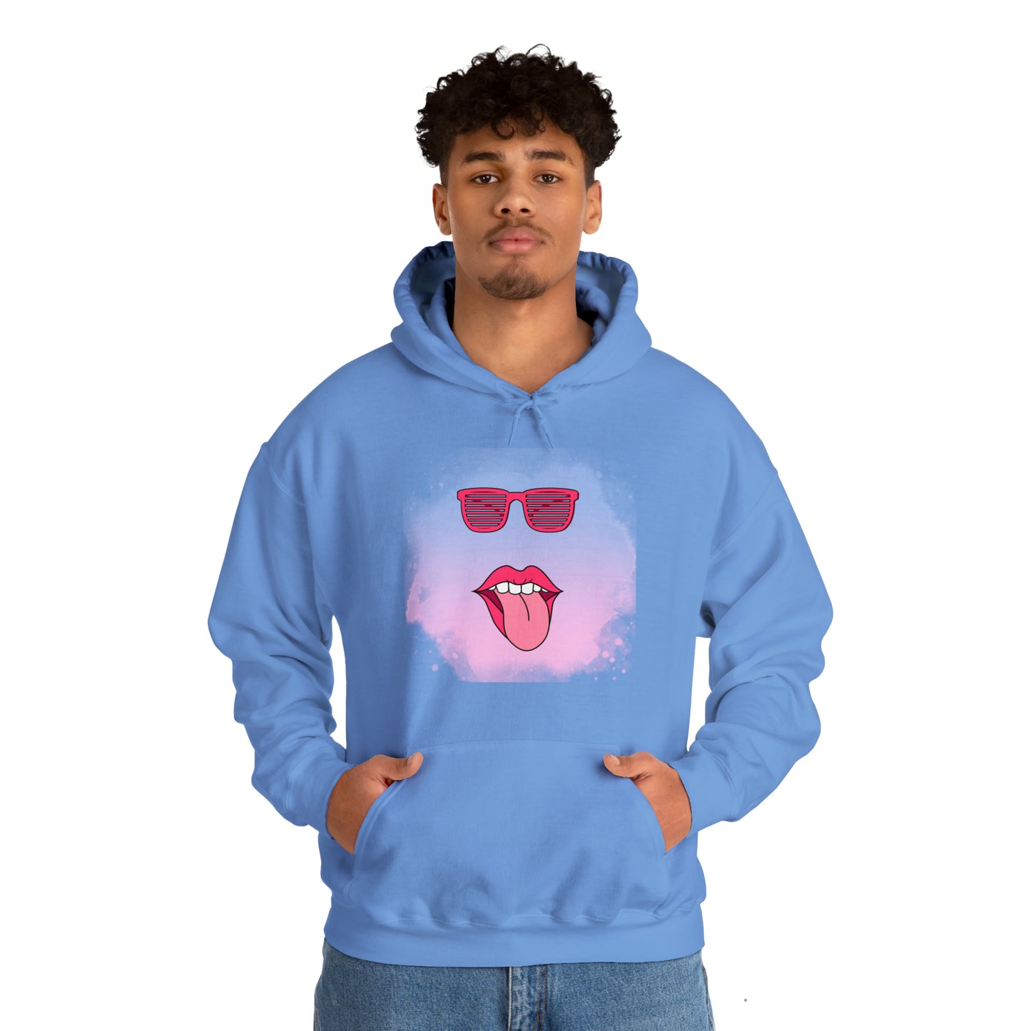Lip Sunglasses Hoodie, Bubble Gum kiss Hoodie, Fun Summer shirt, Birthday gift for her, Galantine gift for her,best friend gift, vacation