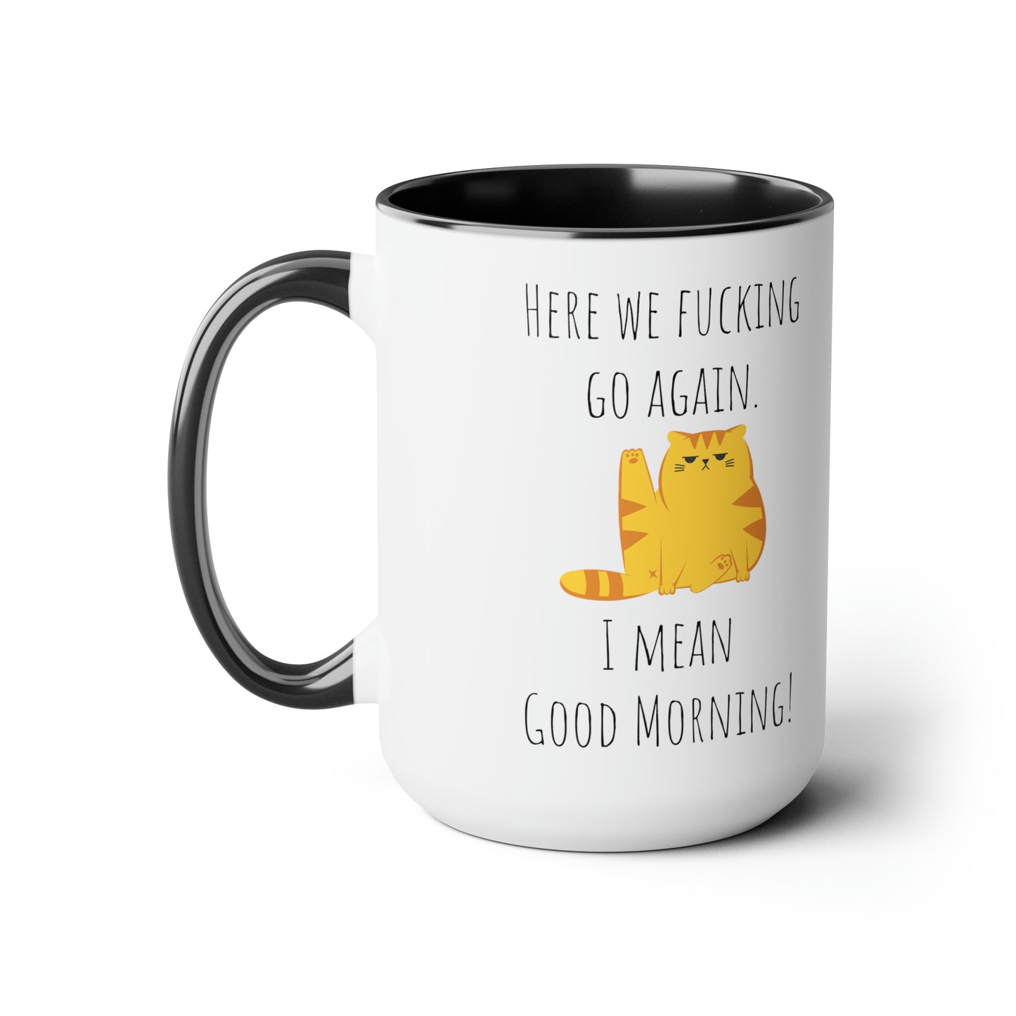 Funny grumpy cat mug funny Coffee Mug Fucking glorious morning mug cat mug gift for her Mug funny gift for wife tea Christmas gift 15oz