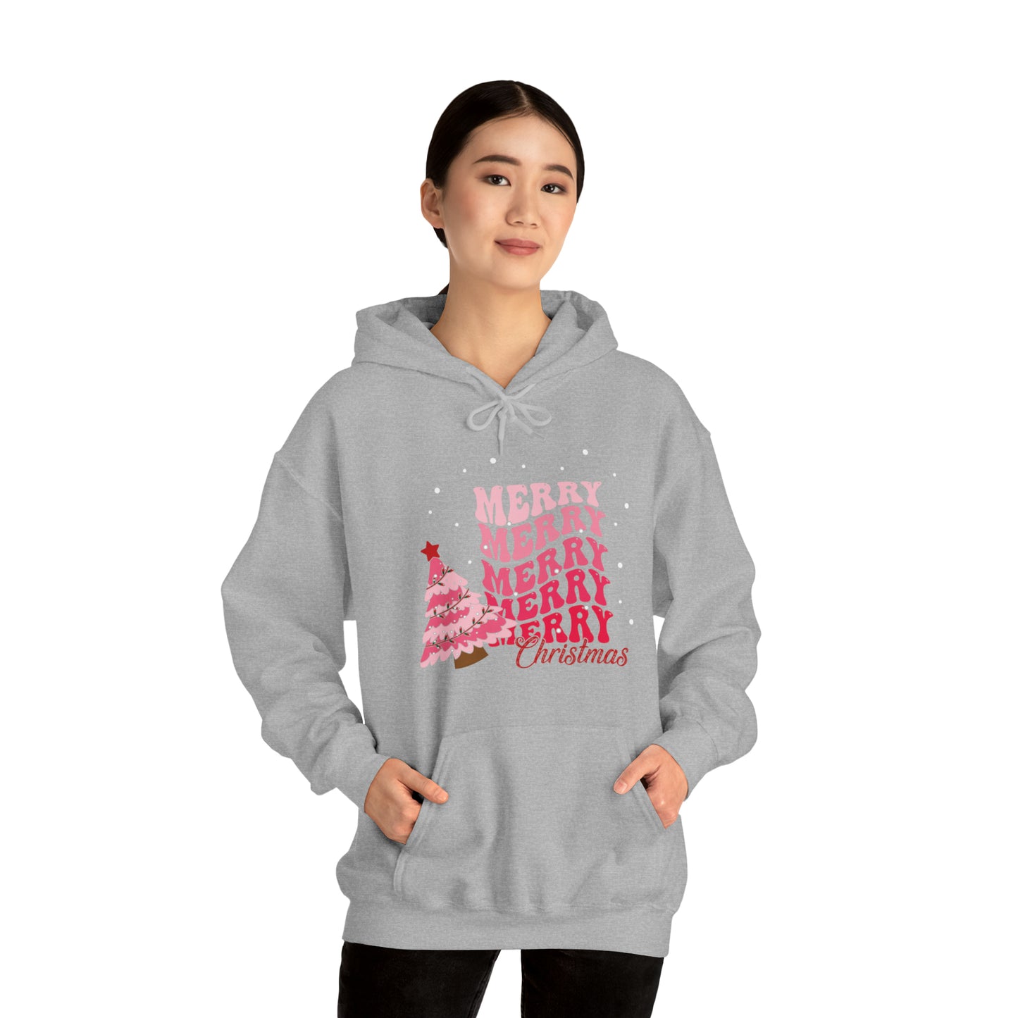 Festive AF hoodie blue Merry Bright Christmas Sweatshirt for Women Men Christmas Sweater Holiday Christmas gift for her gift for him