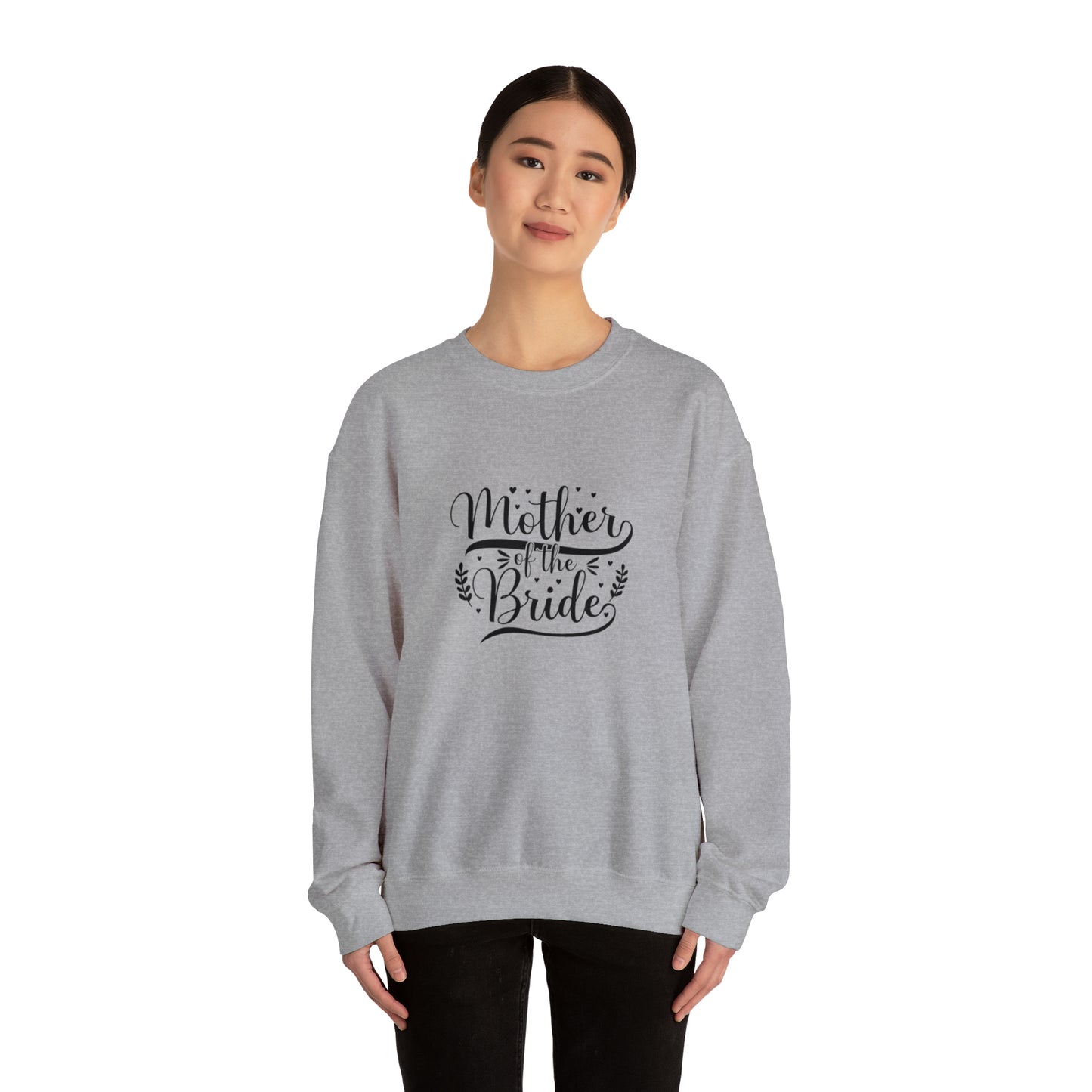 Mother of the bride sweatshirt, wedding attire, gift for Mom, bridal party clothes, yoga wear for her, for him, Birthday gift for her