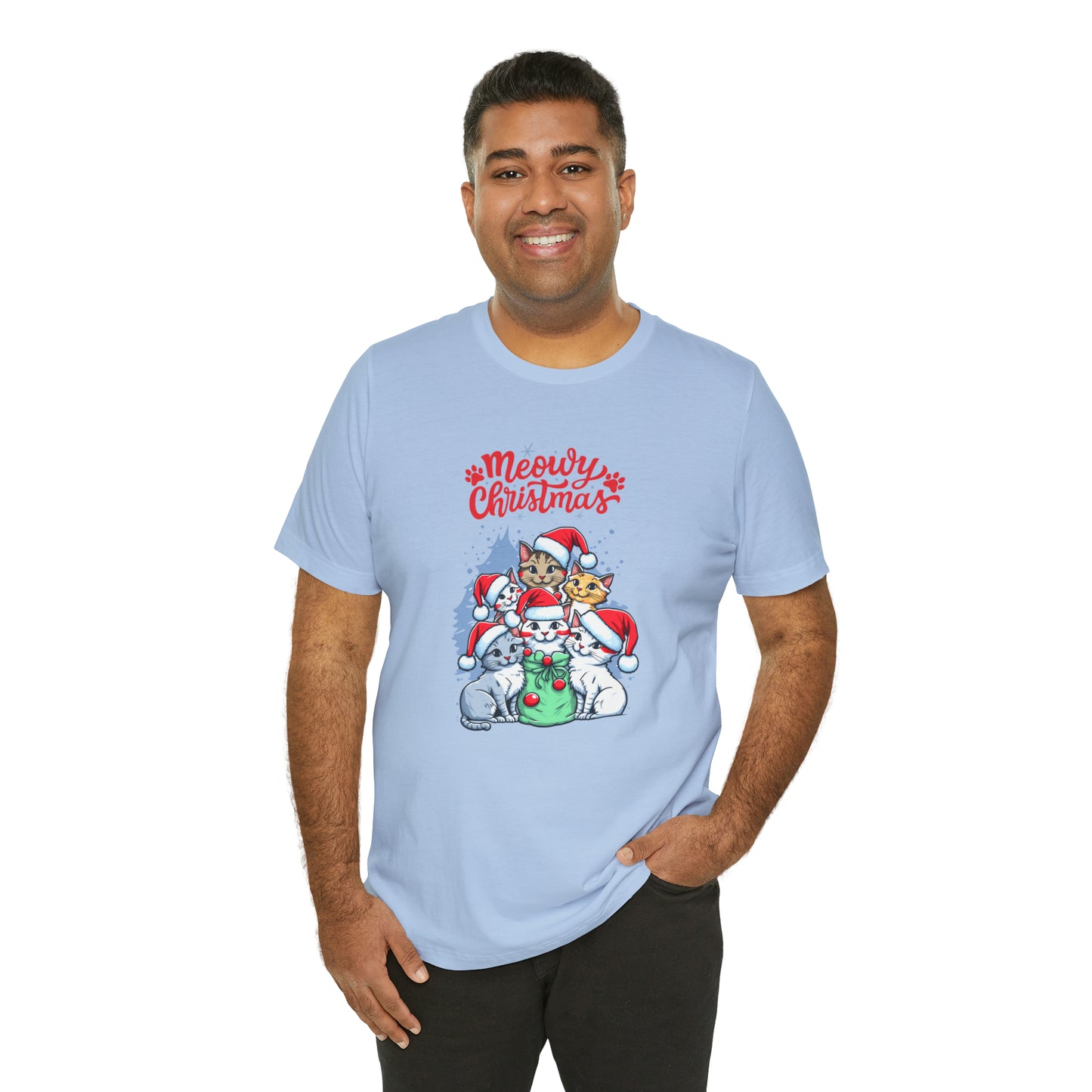 Cute Cat Christmas shirt funny dog Christmas tee Matching Family Christmas Shirt Family Christmas Shirt Matching Xmas Tees Custom