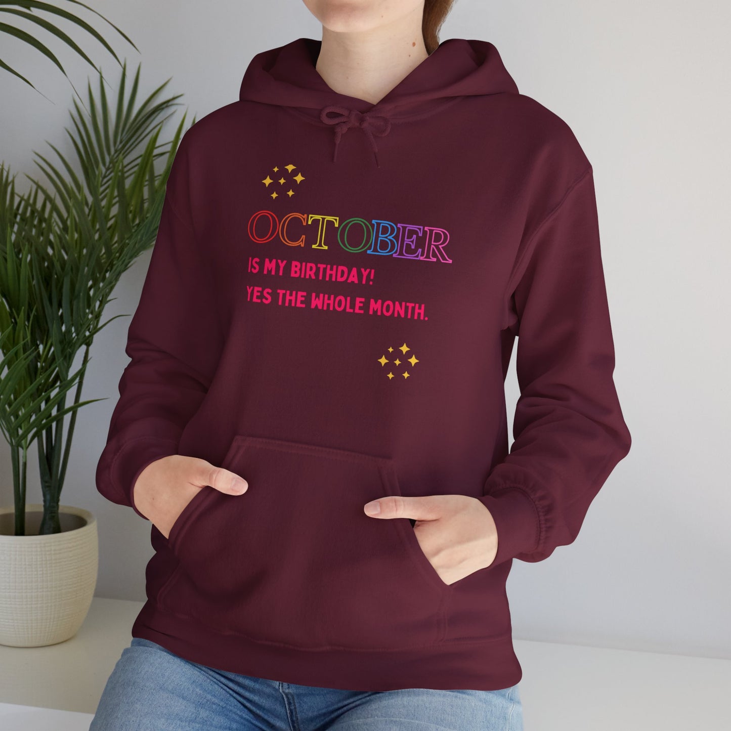 October birthday month sweater birthday sweater Christmas gifts Sweatshirt Gift for him Gift for Mom Gift