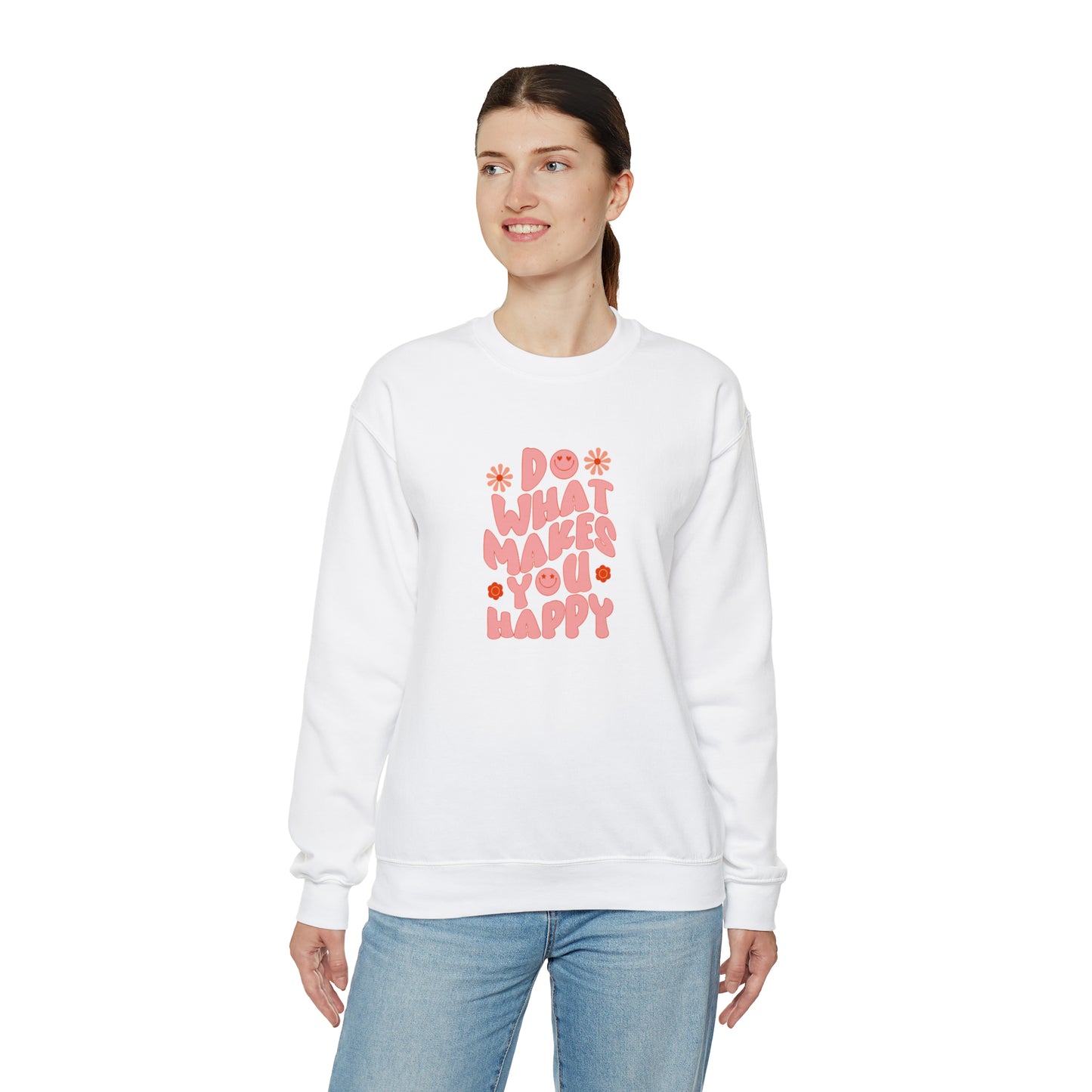 Do what makes you happy Sweatshirt, Teach love inspire sweater, Teacher mode shirt, Christmas Sweater, Christmas Crewneck, Holiday gift