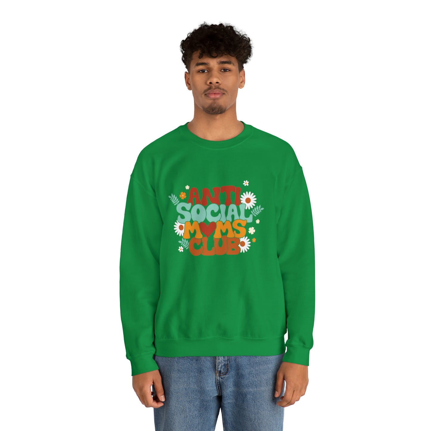 Anti social moms club sweatshirt, Mama Mother Mom sweatshirt, Gift for mom, Christmas gift for her,for him,Birthday gift for her