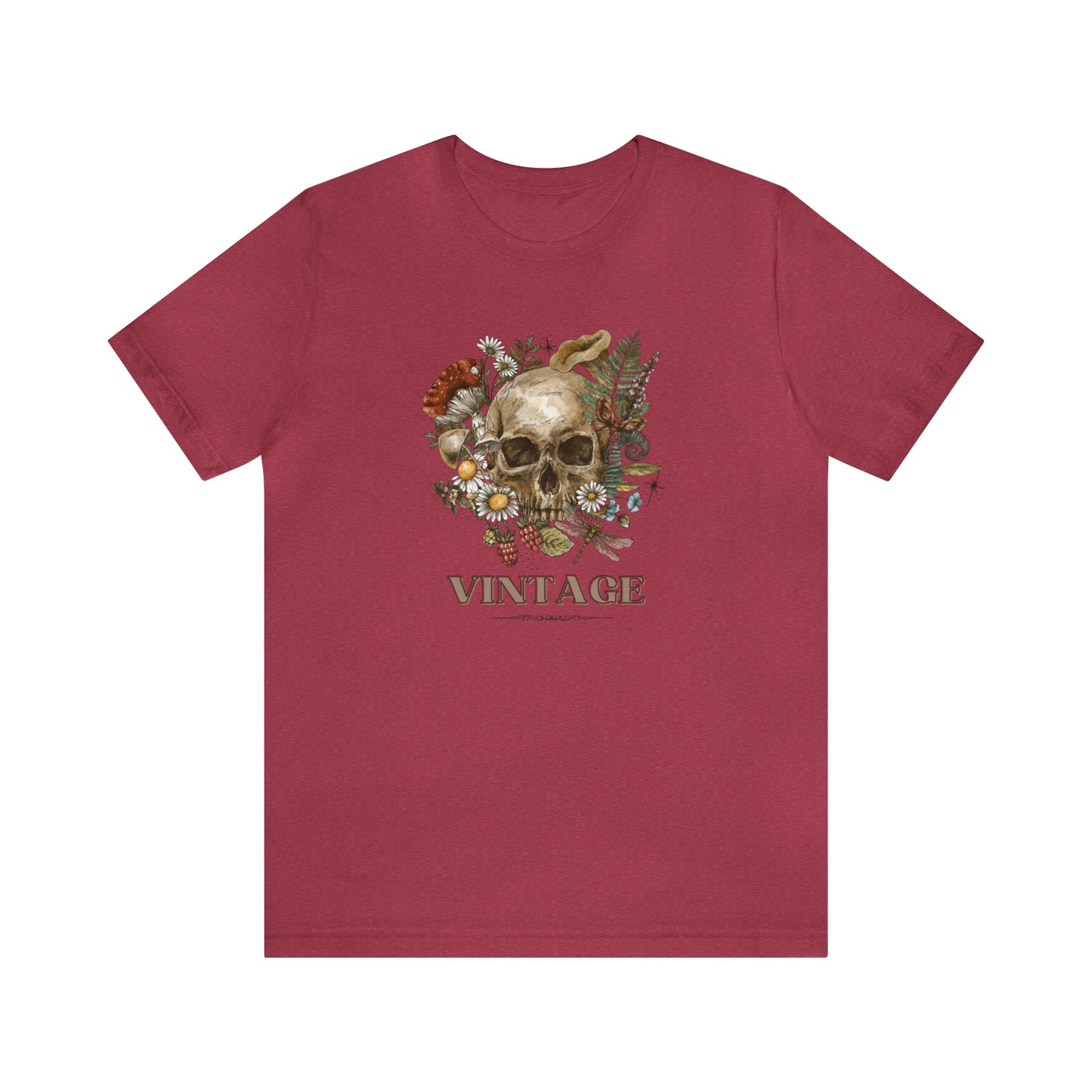 Vintage retro shirt skeleton head shirt Halloween tee Floral Shirt unisex Retro Themed vintage Gift christmas gift