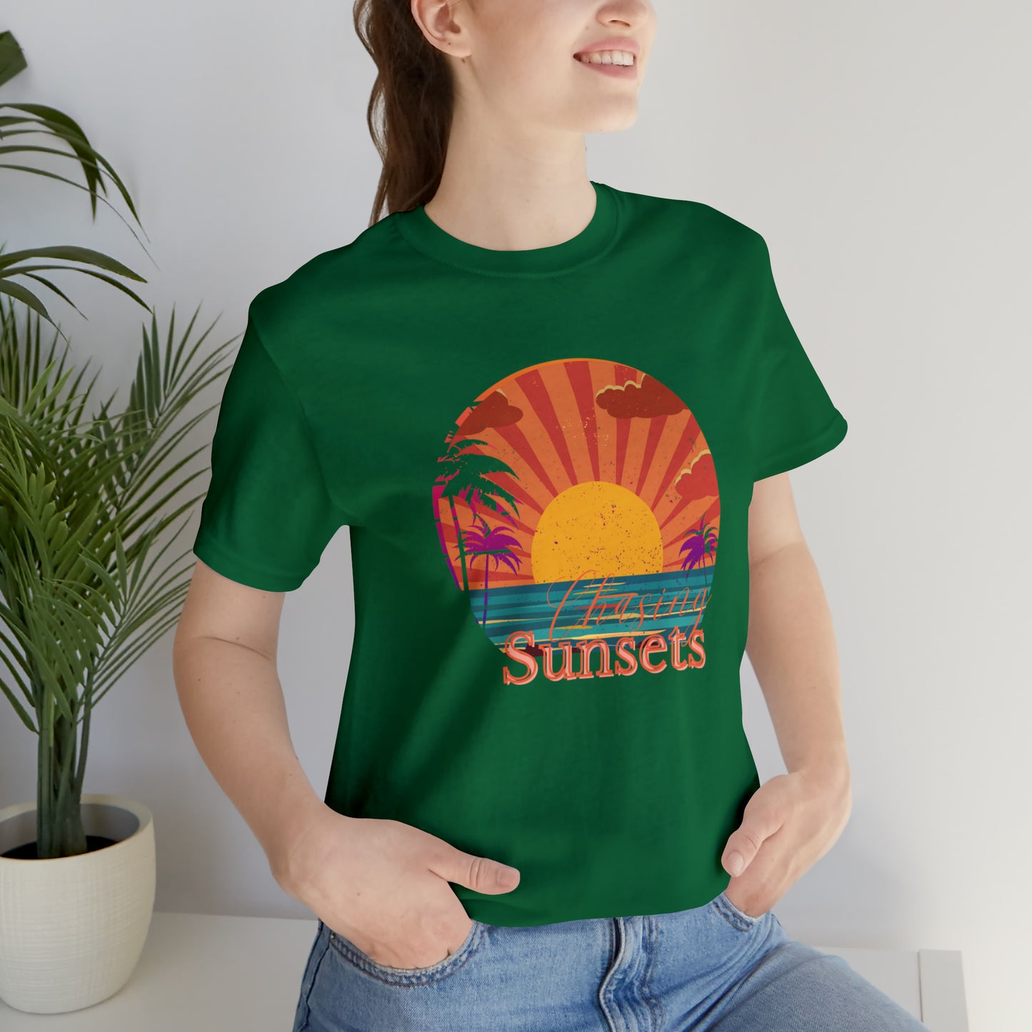 Chasing Sunsets shirt Adventurer shirt Good vibes only T shirt gift for her gift for him vacation shirt best friend
